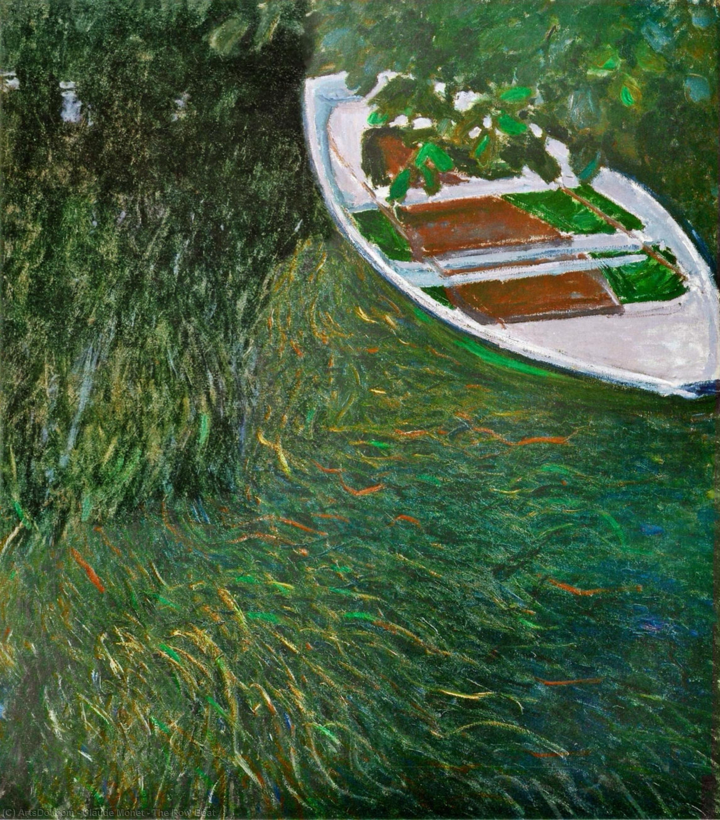 Order Artwork Replica The Row Boat, 1887 by Claude Monet (1840-1926, France) | ArtsDot.com
