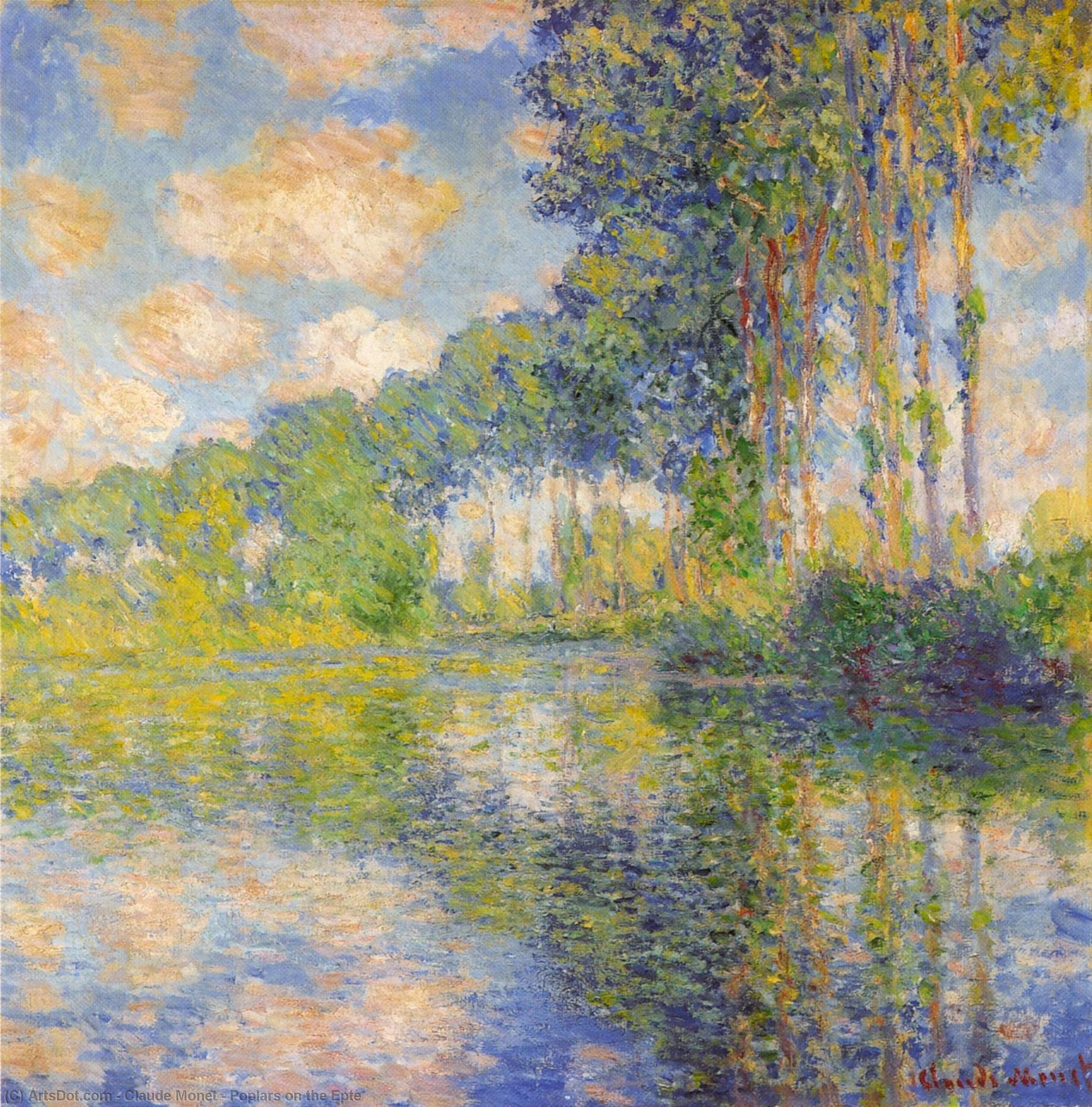 Order Art Reproductions Poplars on the Epte, 1891 by Claude Monet (1840-1926, France) | ArtsDot.com