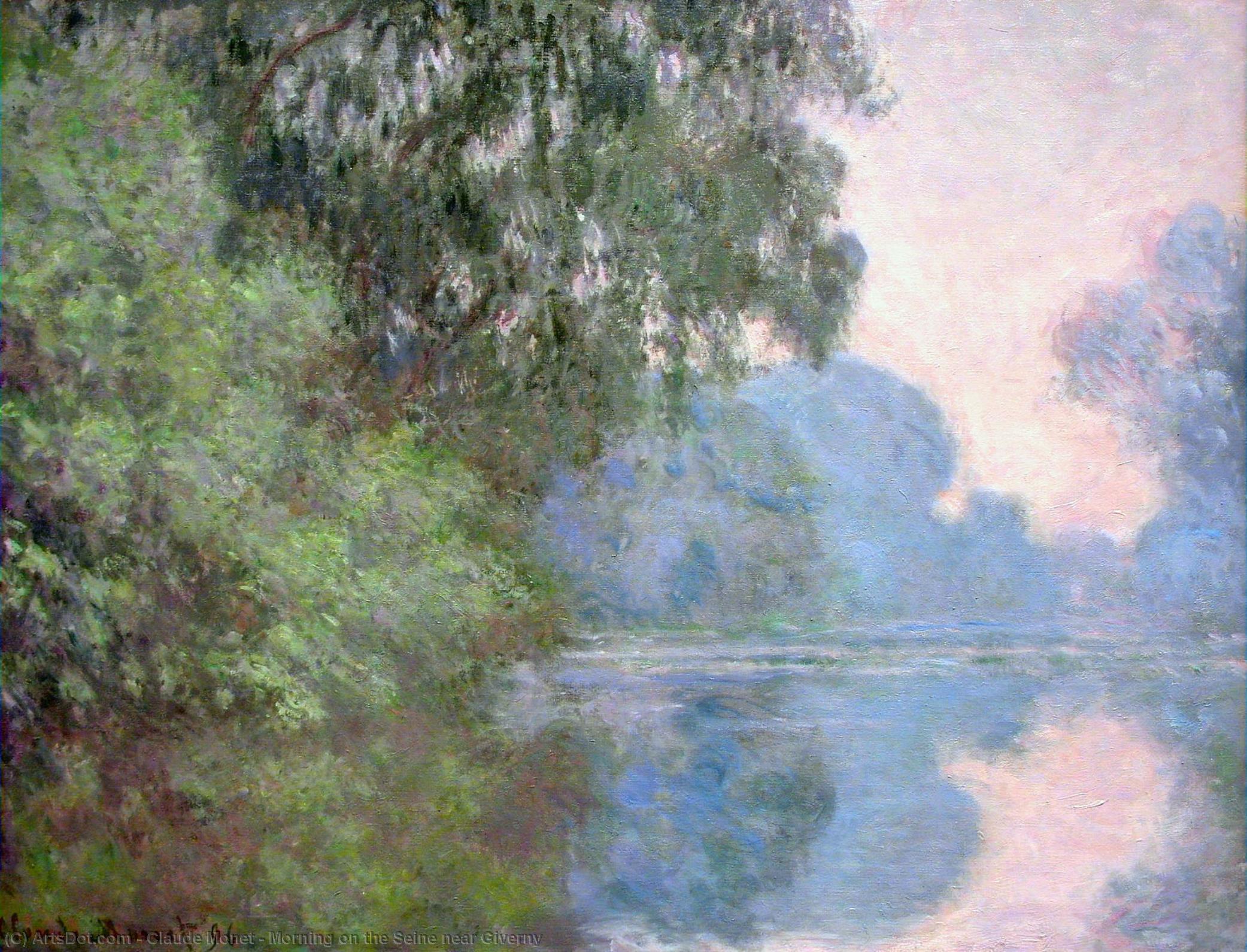 Order Artwork Replica Morning on the Seine near Giverny, 1897 by Claude Monet (1840-1926, France) | ArtsDot.com