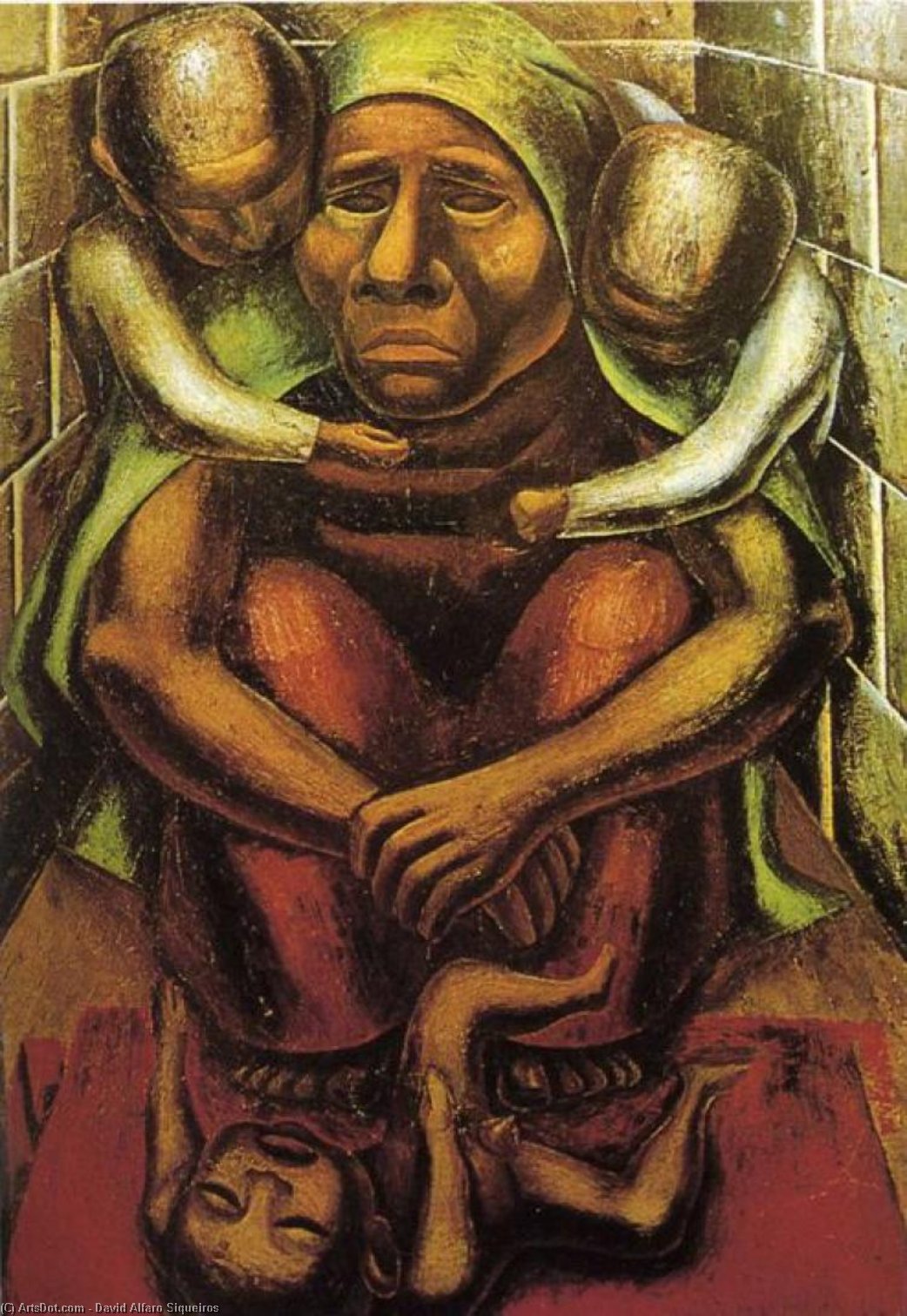 Order Artwork Replica Proletarian Mother, 1929 by David Alfaro Siqueiros (Inspired By) (1896-1974, Mexico) | ArtsDot.com