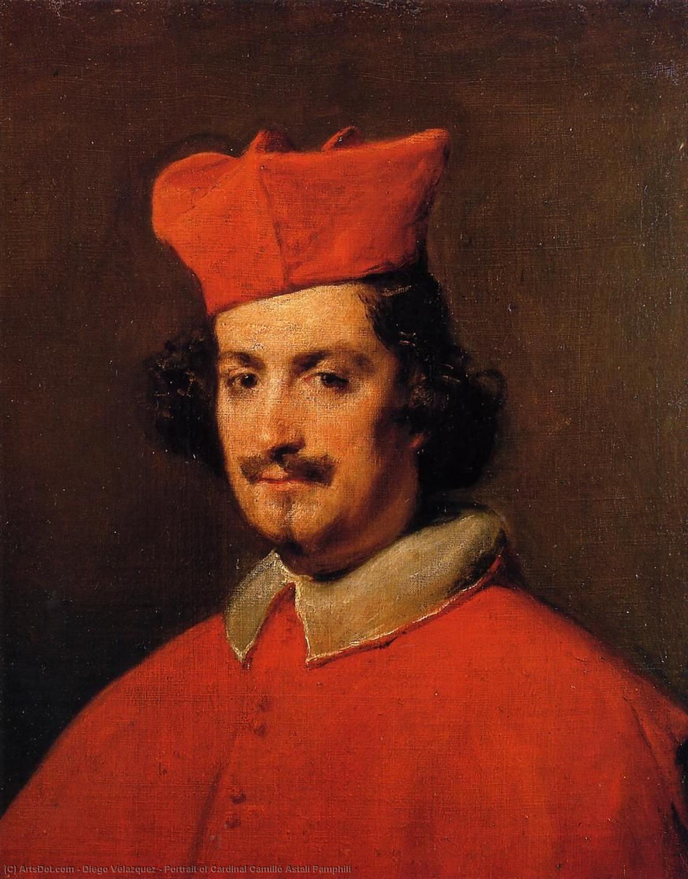 Buy Museum Art Reproductions Portrait of Cardinal Camillo Astali Pamphili, 1650 by Diego Velazquez (1599-1660, Spain) | ArtsDot.com