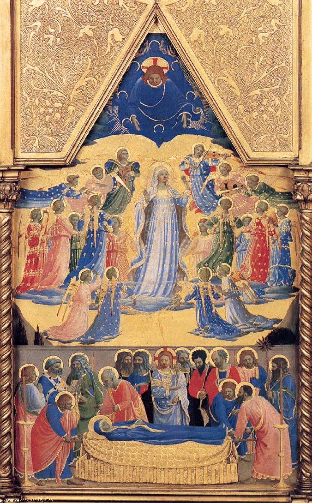 順序 「アート再現 頻尿障害。, 1430 バイ Fra Angelico (1395-1455, Italy) | ArtsDot.com