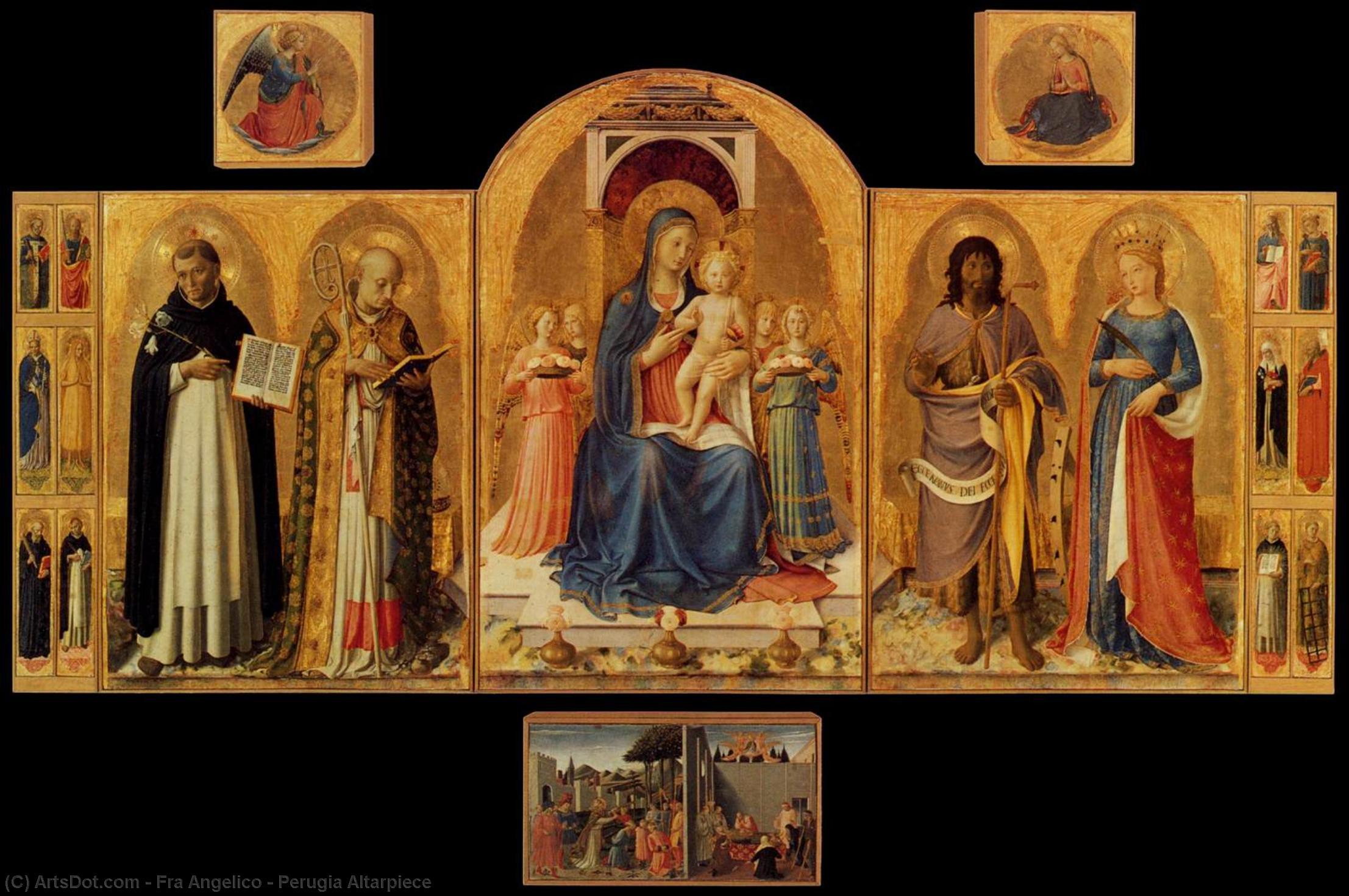 Order Oil Painting Replica Perugia Altarpiece, 1447 by Fra Angelico (1395-1455, Italy) | ArtsDot.com