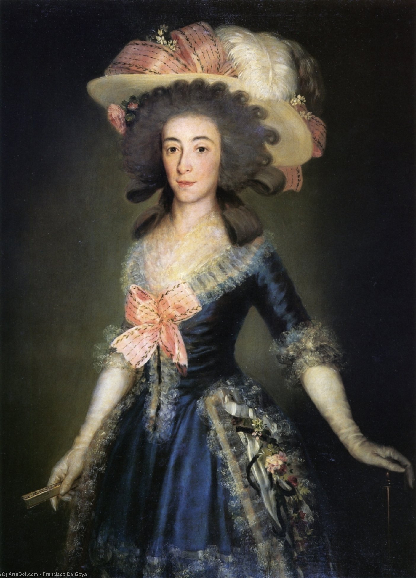 Buy Museum Art Reproductions Duchess Countess of Benavente, 1785 by Francisco De Goya (1746-1828, Spain) | ArtsDot.com