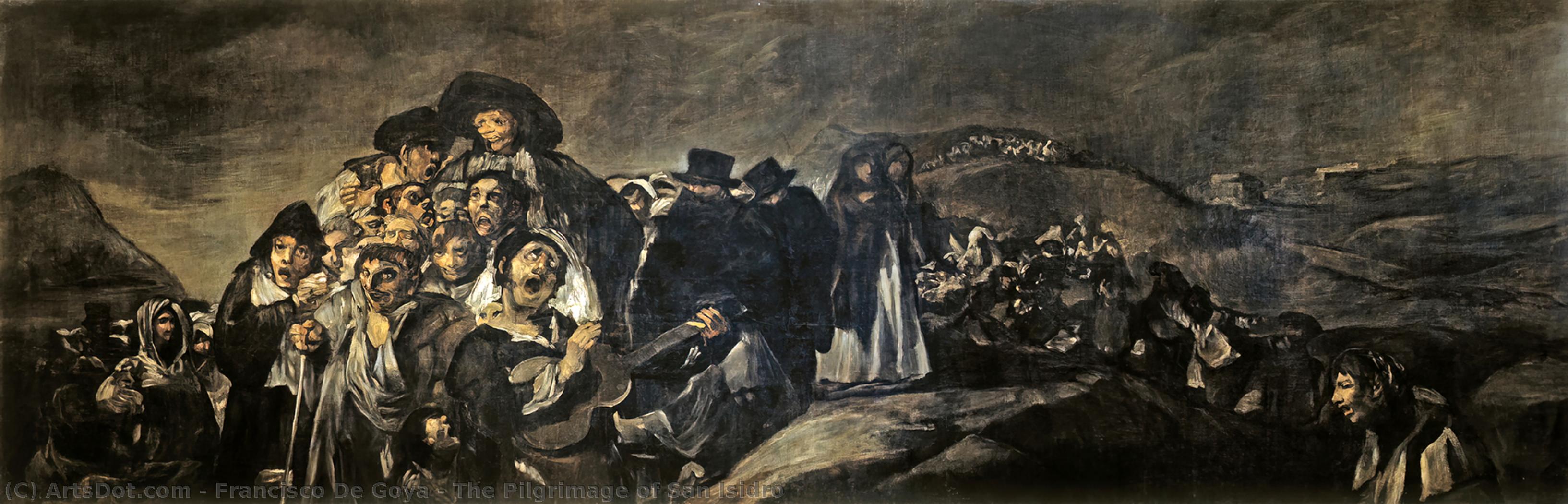 Order Oil Painting Replica The Pilgrimage of San Isidro, 1823 by Francisco De Goya (1746-1828, Spain) | ArtsDot.com