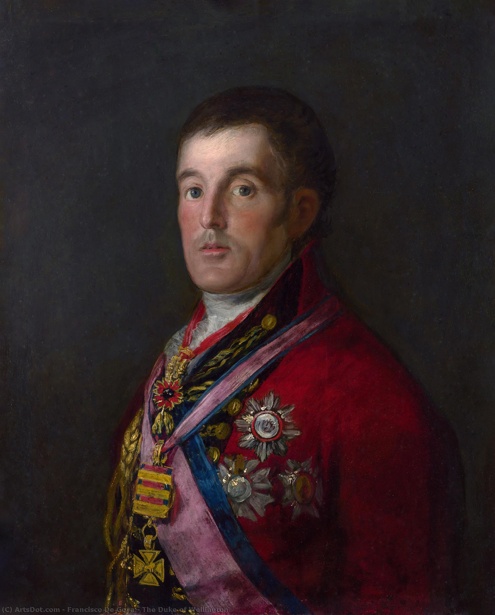 Order Oil Painting Replica The Duke of Wellington, 1814 by Francisco De Goya (1746-1828, Spain) | ArtsDot.com