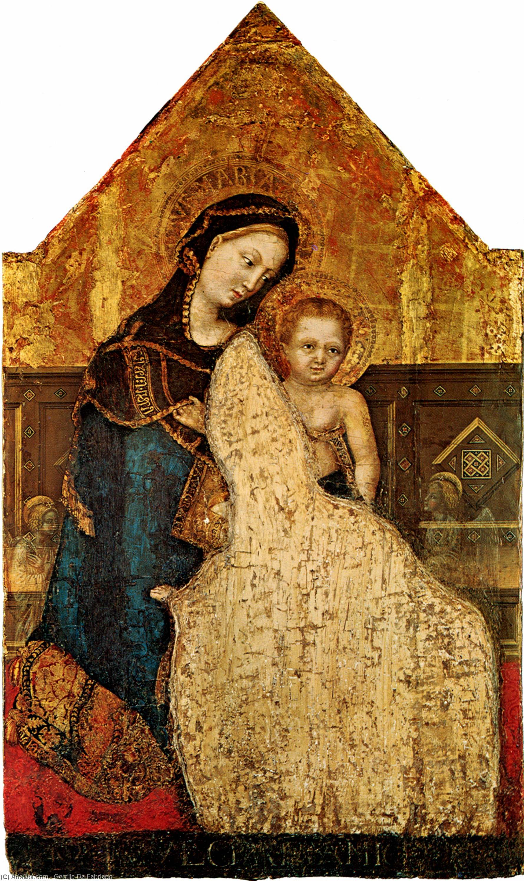 Order Art Reproductions Madonna with Child Gentile da Fabriano, 1427 by Gentile Da Fabriano (1370-1427, Italy) | ArtsDot.com