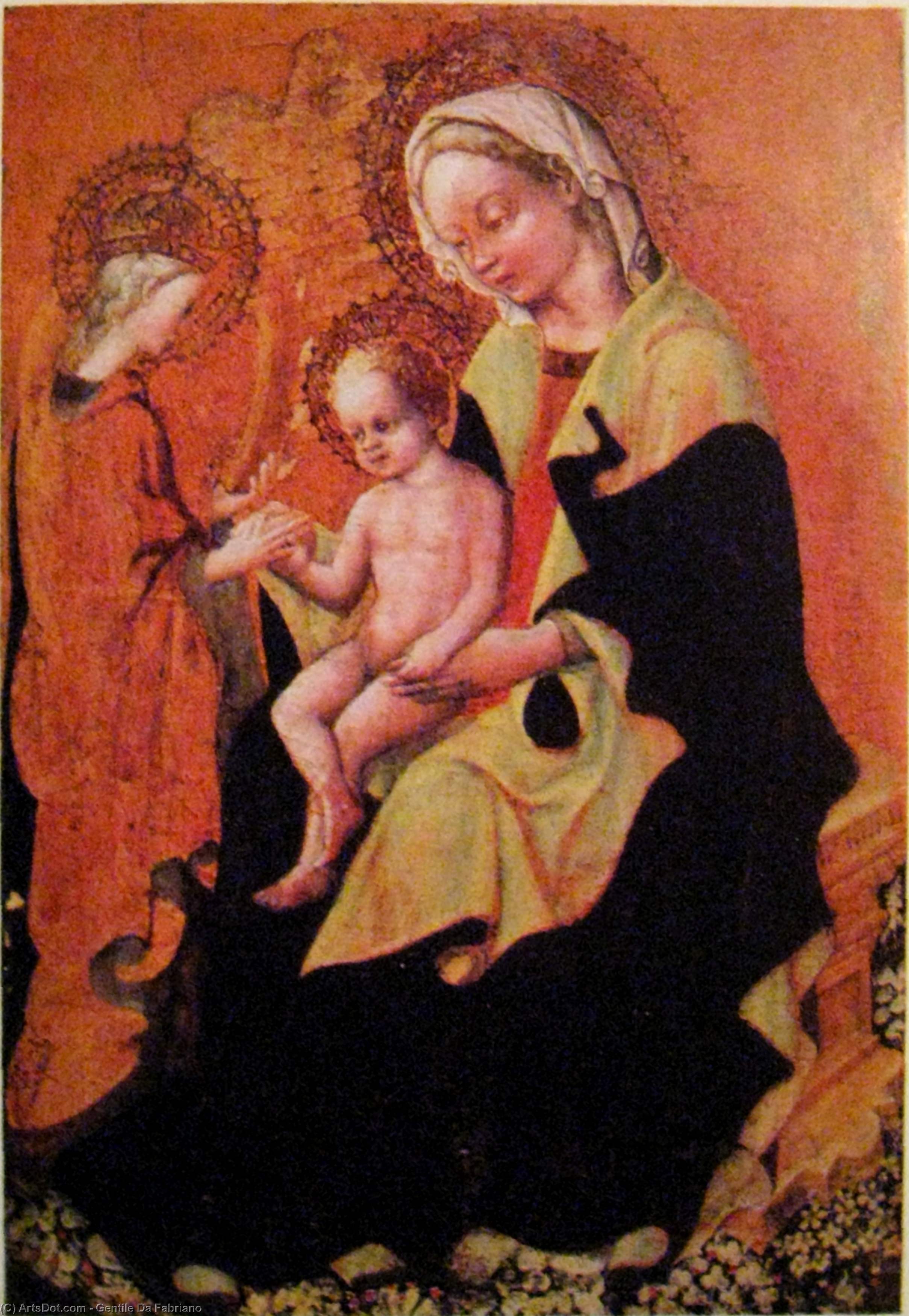 Order Artwork Replica Mystic Marriage of Saint Catherine of Alexandria by Gentile Da Fabriano (1370-1427, Italy) | ArtsDot.com