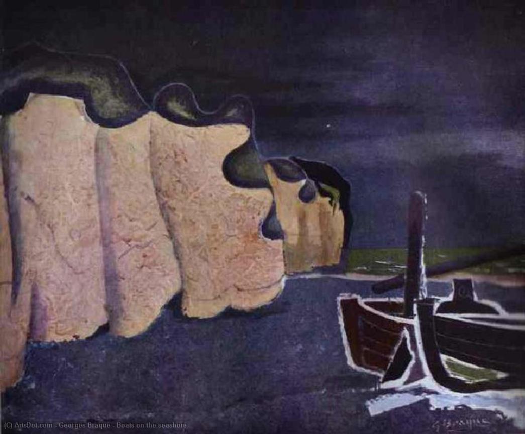 Buy Museum Art Reproductions Boats on the seashore, 1929 by Georges Braque (Inspired By) (1882-1963, France) | ArtsDot.com