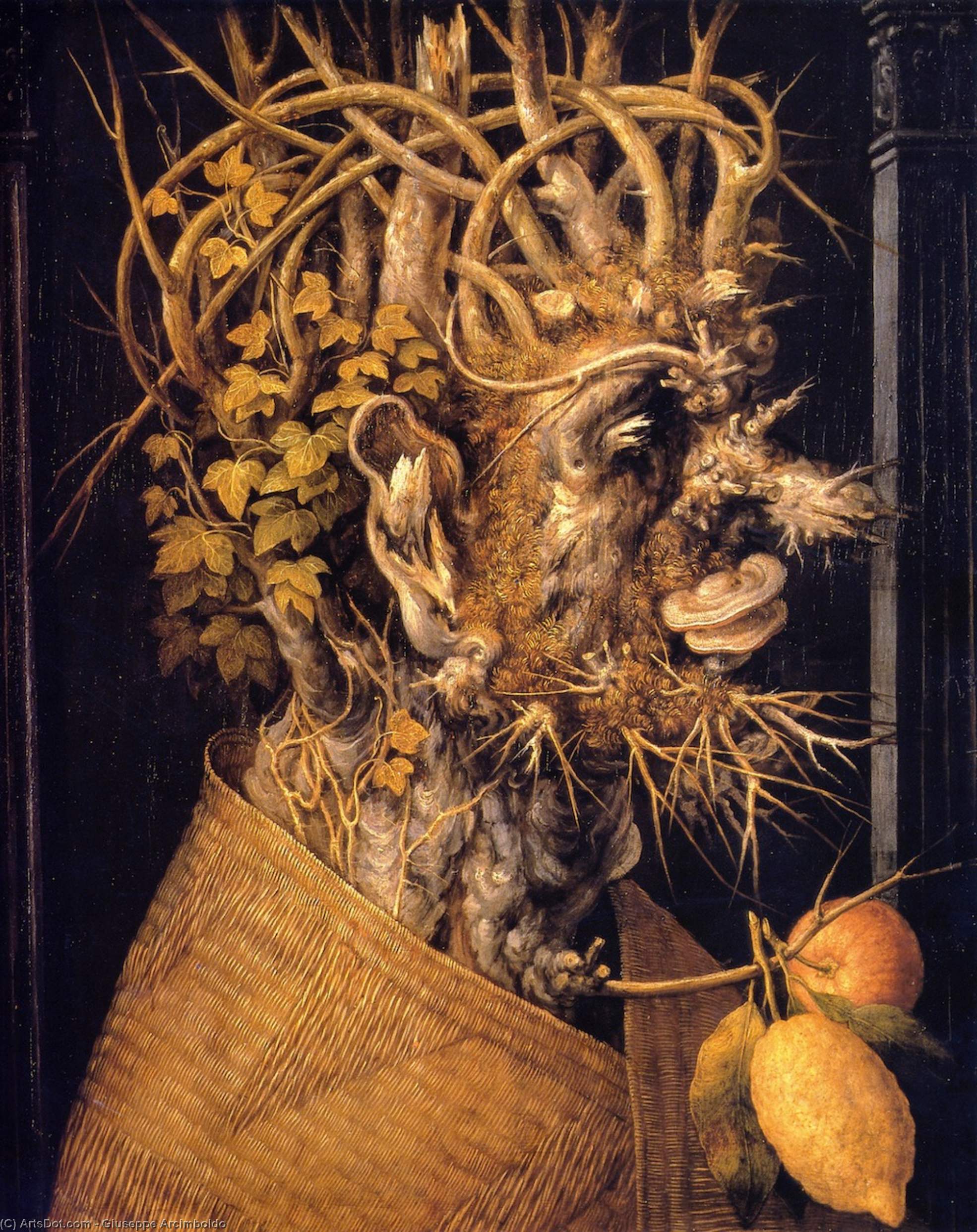 Order Art Reproductions Winter, 1573 by Giuseppe Arcimboldo (1527-1593, Italy) | ArtsDot.com
