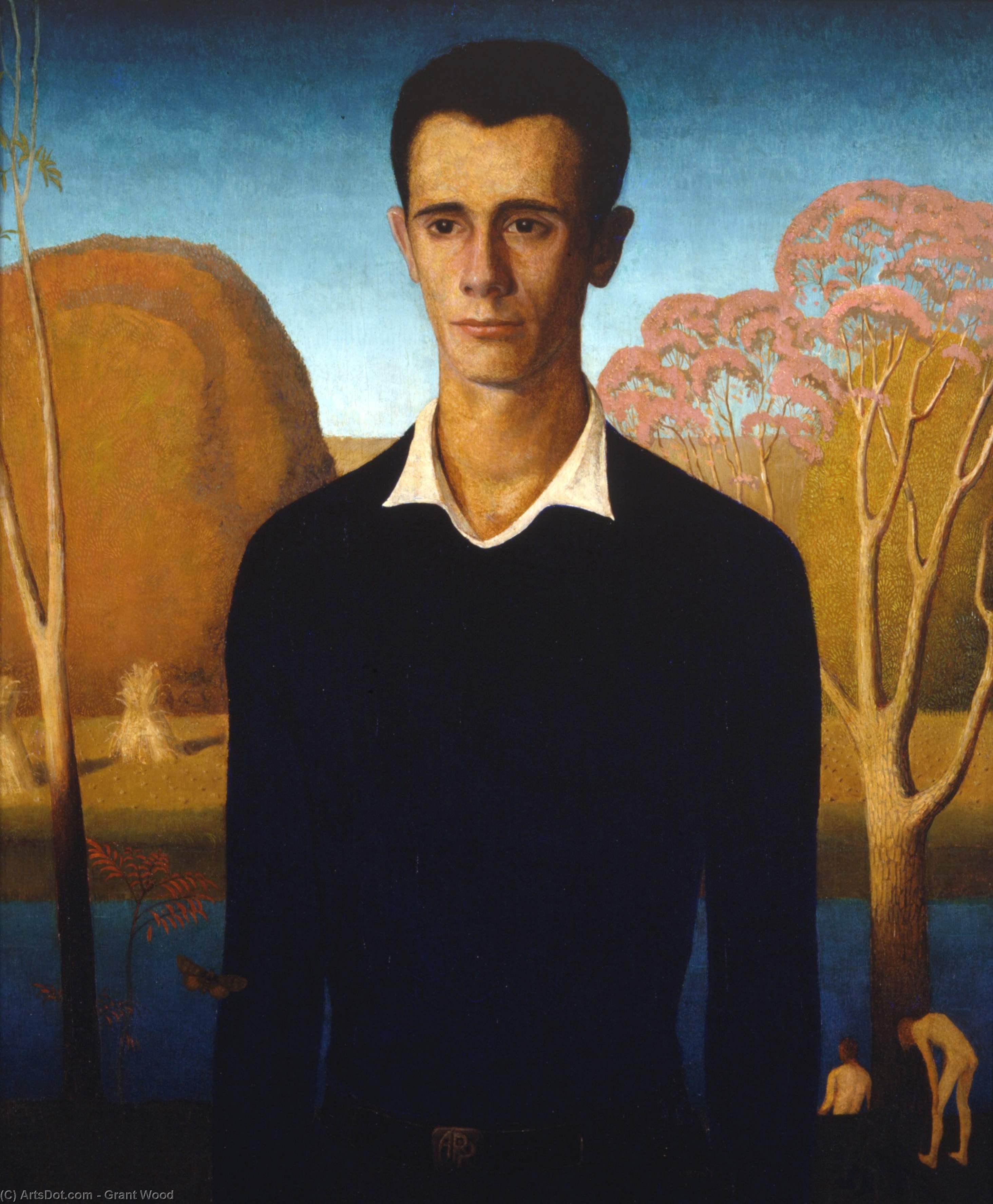 Order Art Reproductions Arnold Comes of Age, 1930 by Grant Wood (1891-1942, United States) | ArtsDot.com