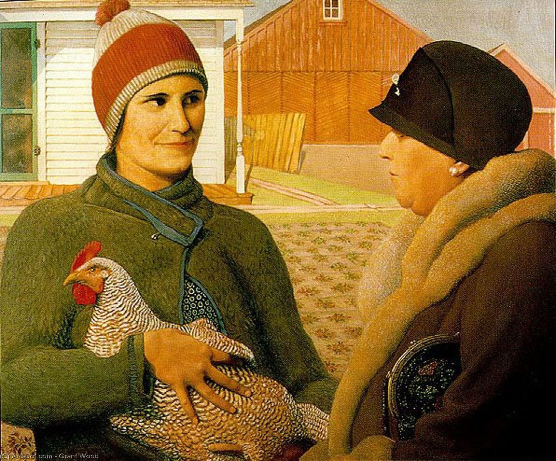 Order Oil Painting Replica The Appraisal, 1931 by Grant Wood (1891-1942, United States) | ArtsDot.com