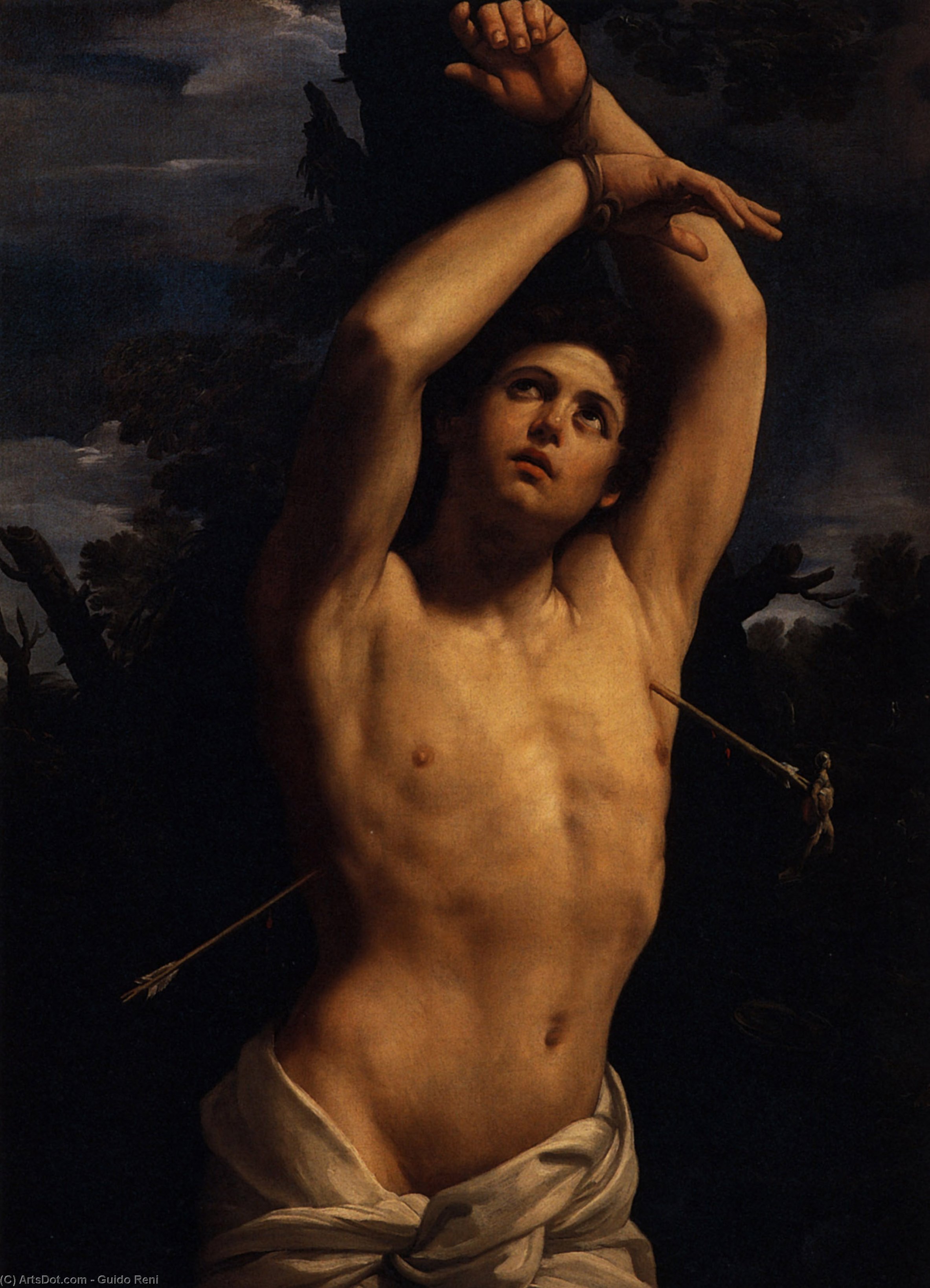 Buy Museum Art Reproductions The Martyrdom of Saint Sebastian, 1616 by Reni Guido (Le Guide) (1575-1642, Italy) | ArtsDot.com