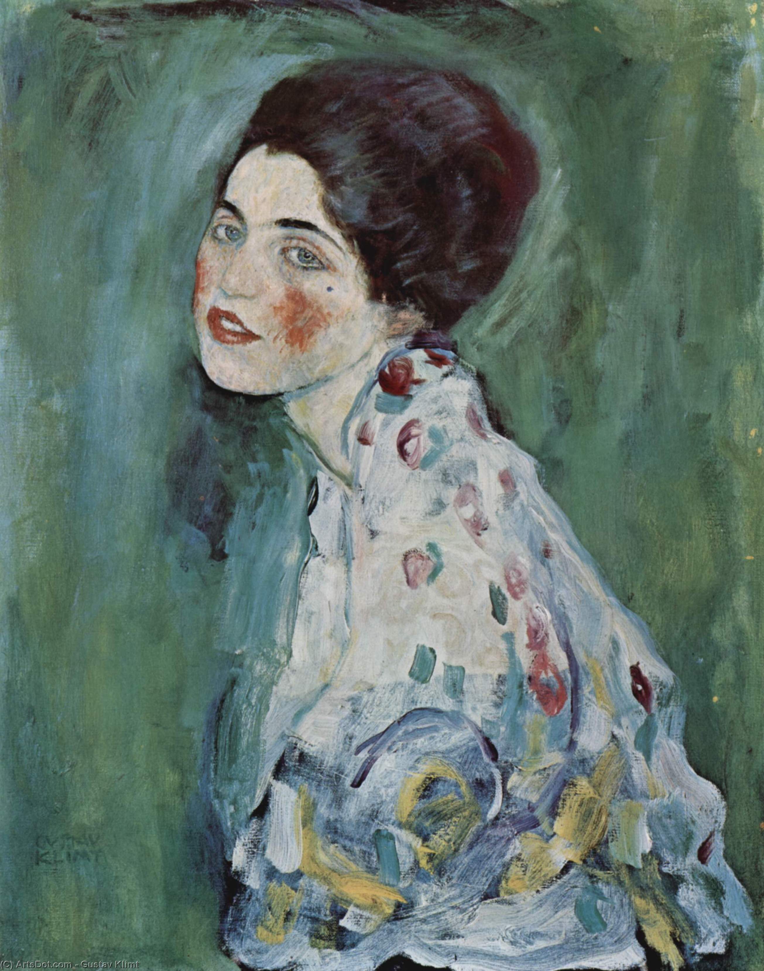 Buy Museum Art Reproductions Portrait of a Lady, 1897 by Gustav Klimt | ArtsDot.com