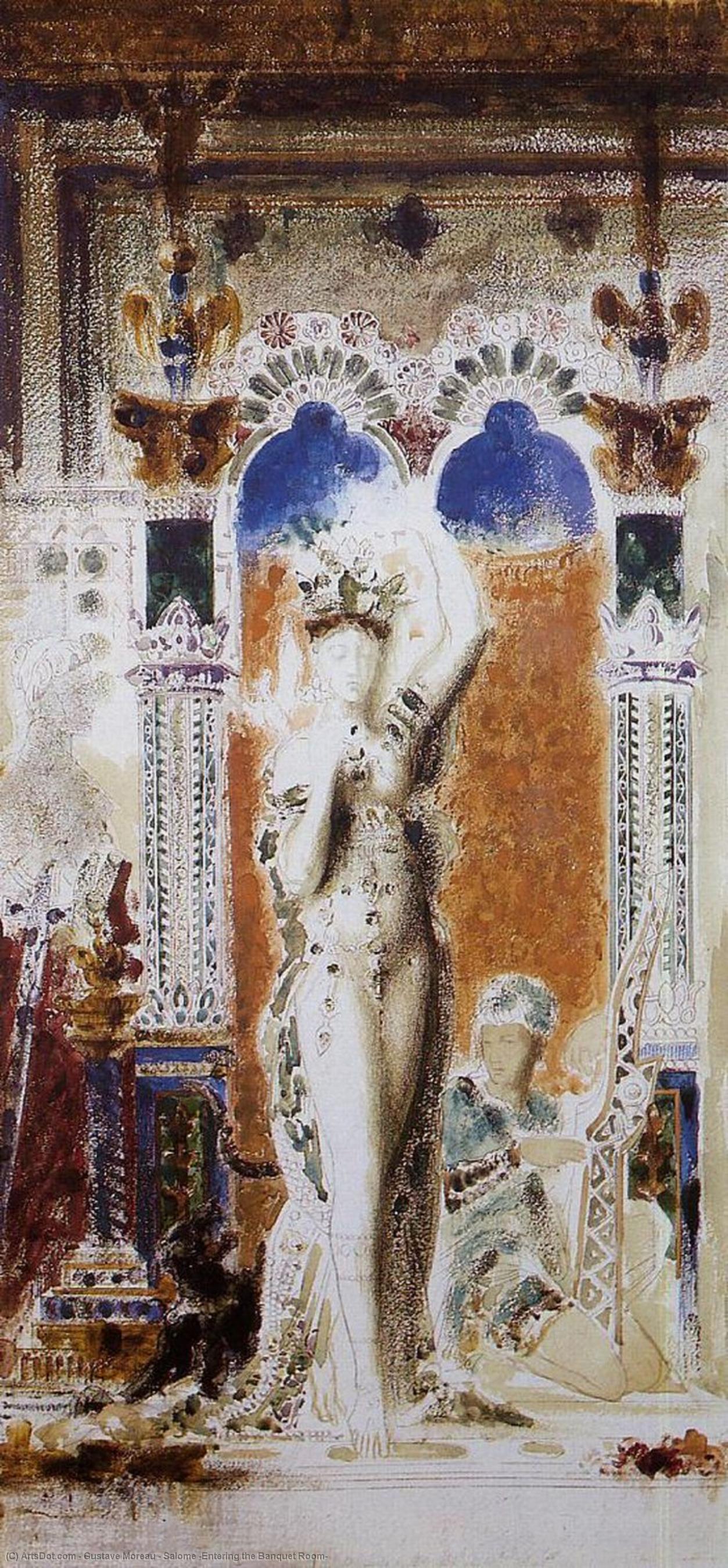 Order Art Reproductions Salome (Entering the Banquet Room), 1875 by Gustave Moreau (1826-1898, France) | ArtsDot.com