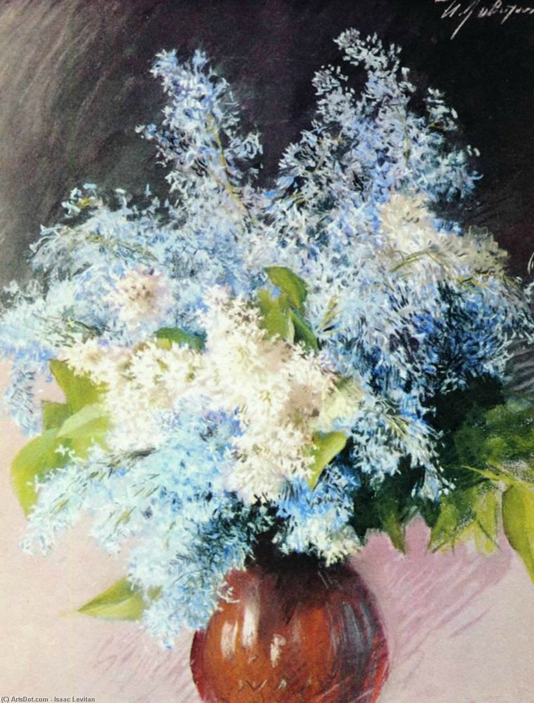 Buy Museum Art Reproductions Lilacs, 1893 by Isaak Ilyich Levitan (1860-1900, Russia) | ArtsDot.com