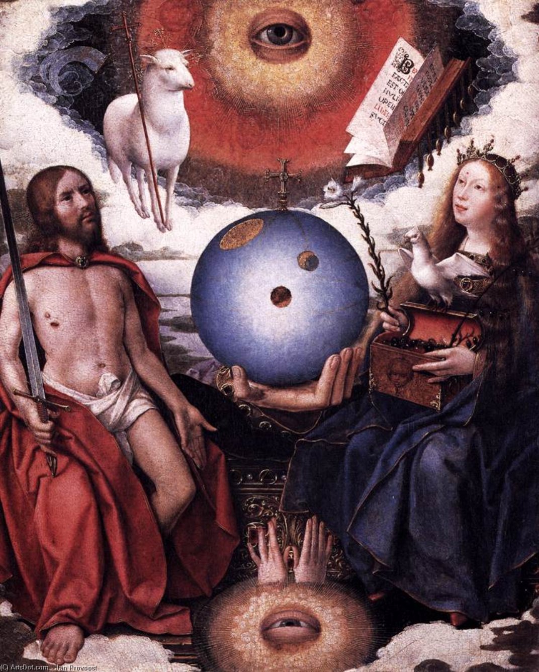 Buy Museum Art Reproductions Allegory of Christianity, 1515 by Jan Provoost (1462-1529, Belgium) | ArtsDot.com