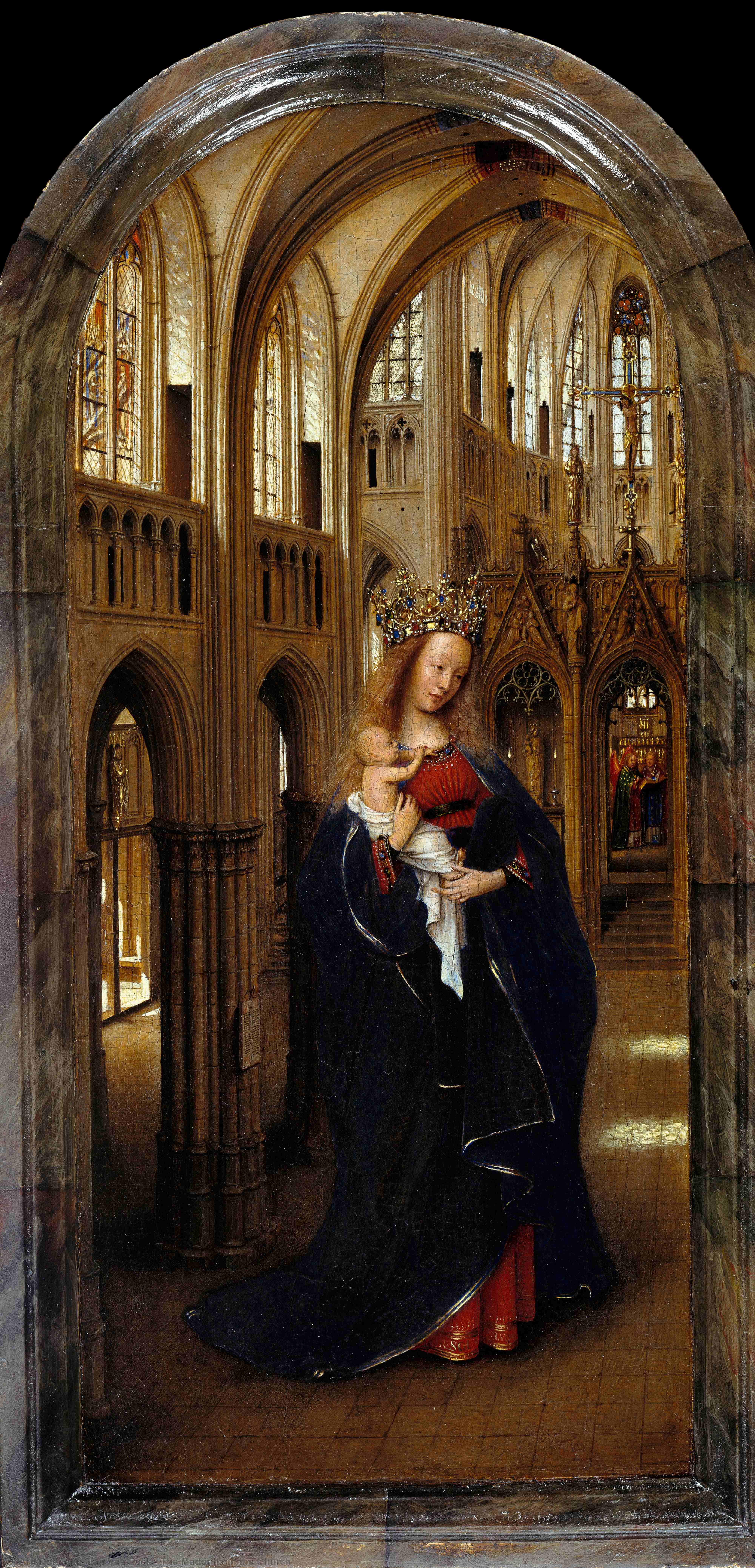 Order Artwork Replica The Madonna in the Church, 1439 by Jan Van Eyck (1390-1441, Netherlands) | ArtsDot.com