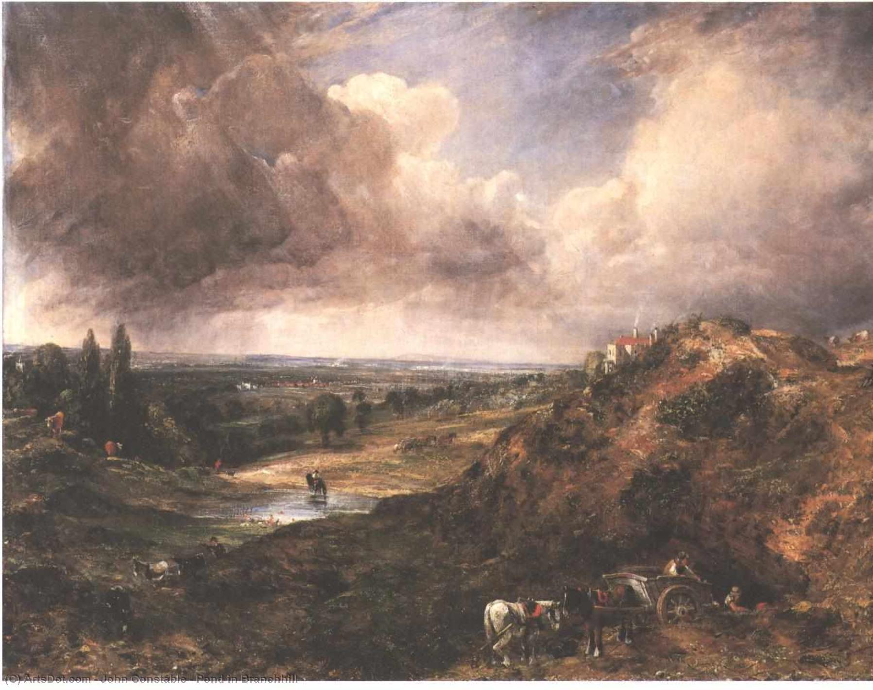Buy Museum Art Reproductions Pond in Branchhill by John Constable (1776-1837, United Kingdom) | ArtsDot.com