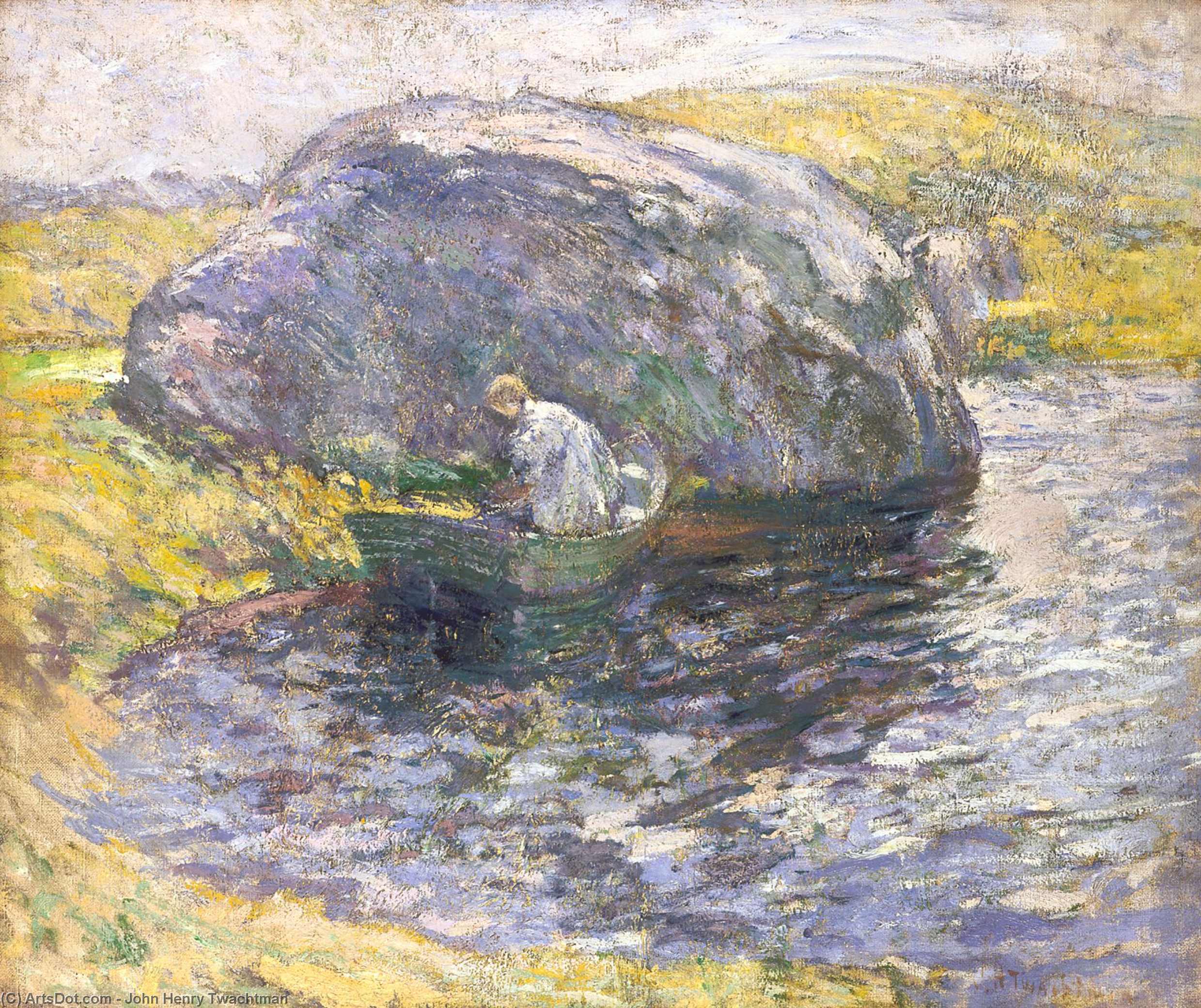 Order Oil Painting Replica A Summer Day, 1882 by John Henry Twachtman (1853-1902, United States) | ArtsDot.com