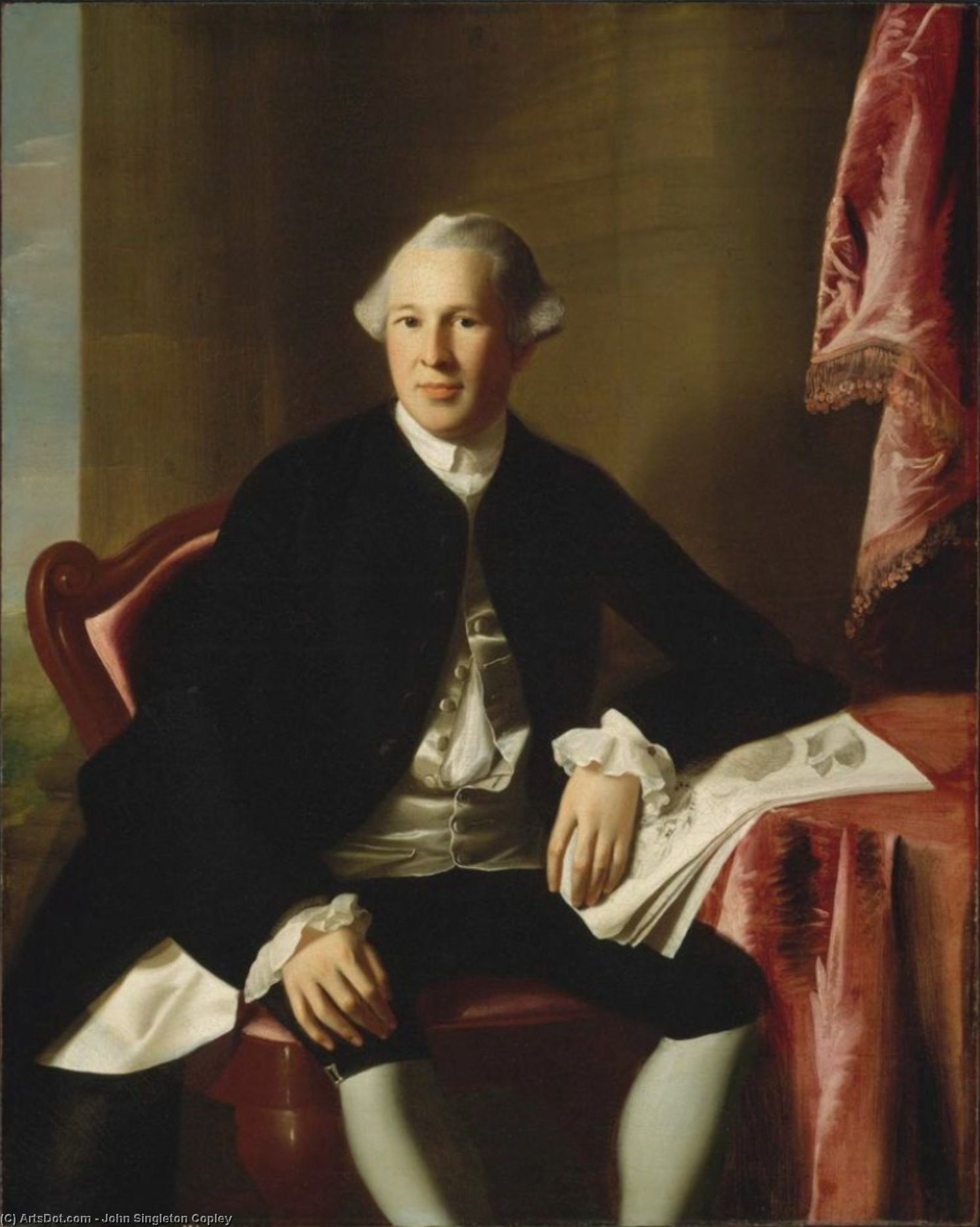 Order Art Reproductions Portrait of Joseph Warren, 1765 by John Singleton Copley (1738-1815, United Kingdom) | ArtsDot.com