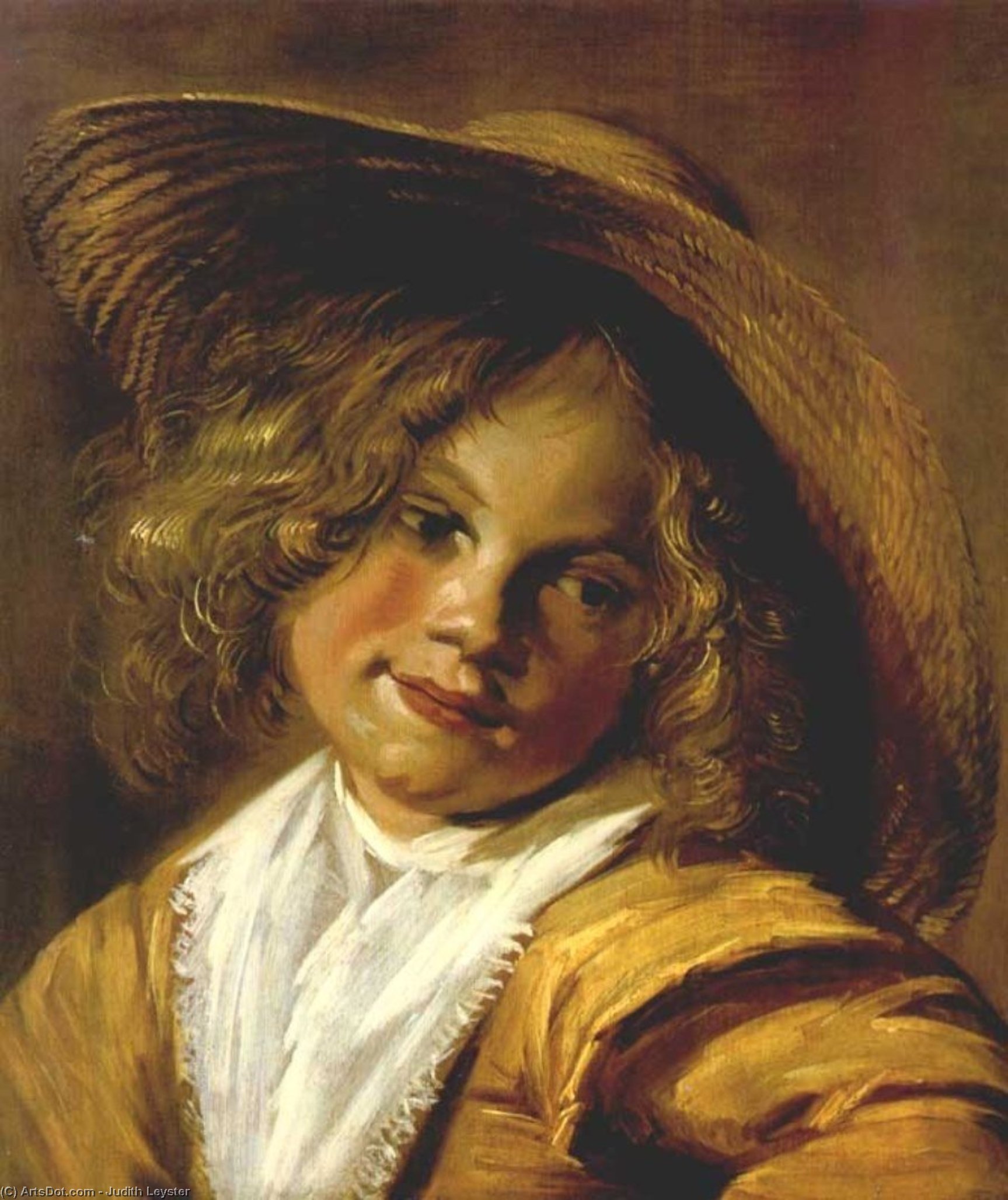 Buy Museum Art Reproductions Girl with a Straw Hat, 1635 by Judith Leyster (1609-1660, Netherlands) | ArtsDot.com
