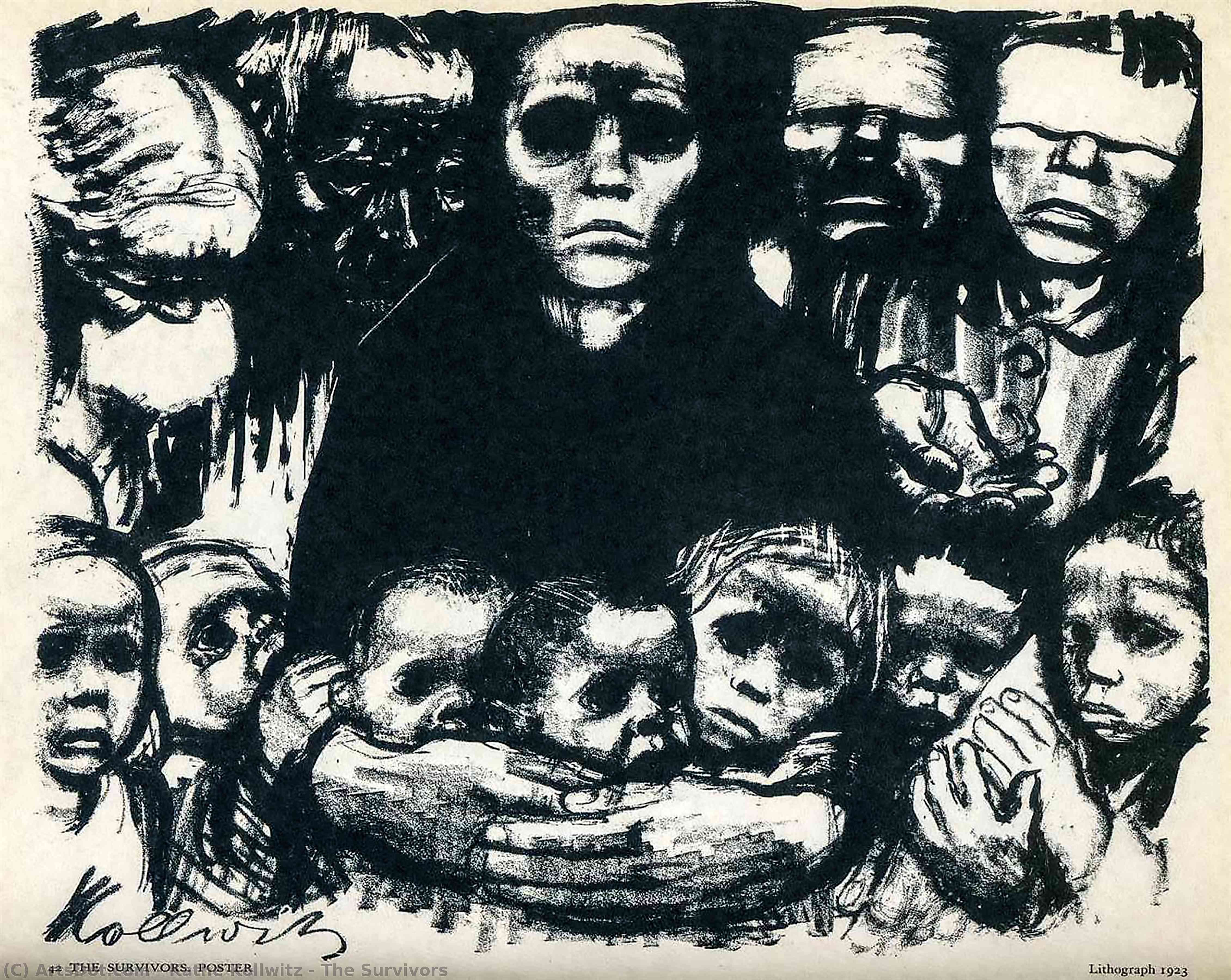 Order Artwork Replica The Survivors, 1923 by Kathe Kollwitz (1867-1945, Russia) | ArtsDot.com