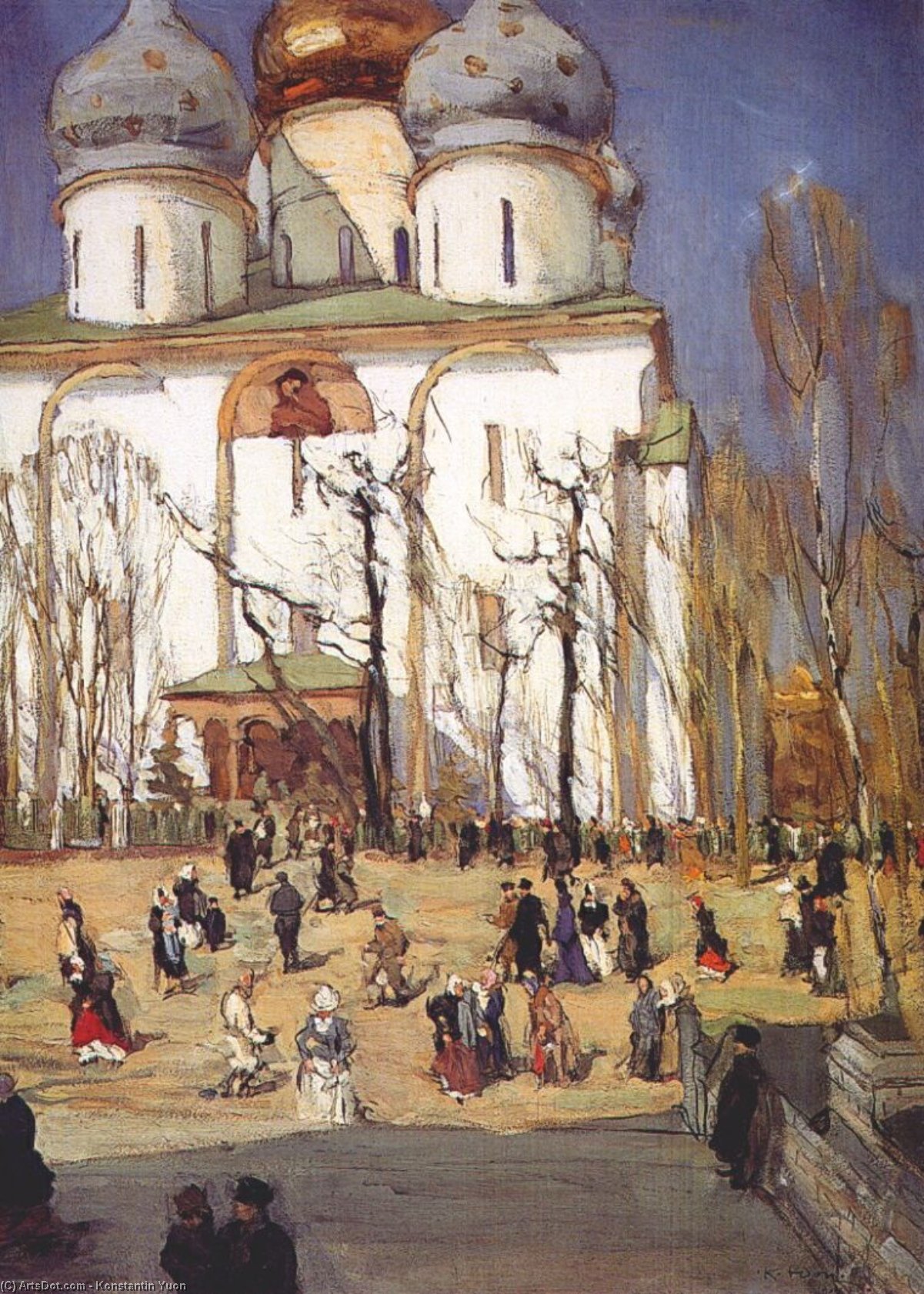 Buy Museum Art Reproductions The Celebration Day, 1903 by Konstantin Yuon (Inspired By) (1875-1958, Russia) | ArtsDot.com