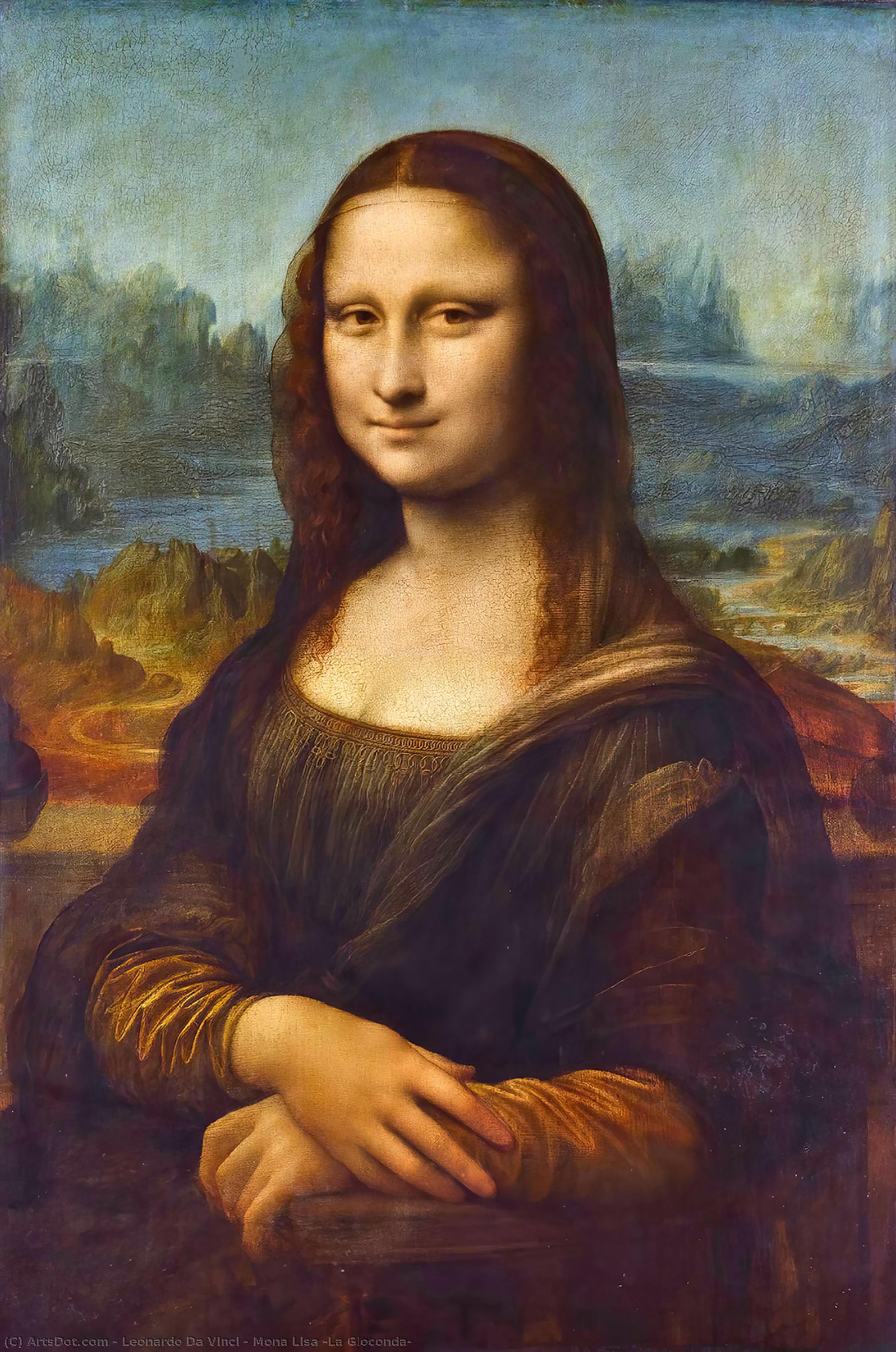 Order Oil Painting Replica Mona Lisa (La Gioconda), 1519 by Leonardo Da Vinci (1452-1519, Italy) | ArtsDot.com