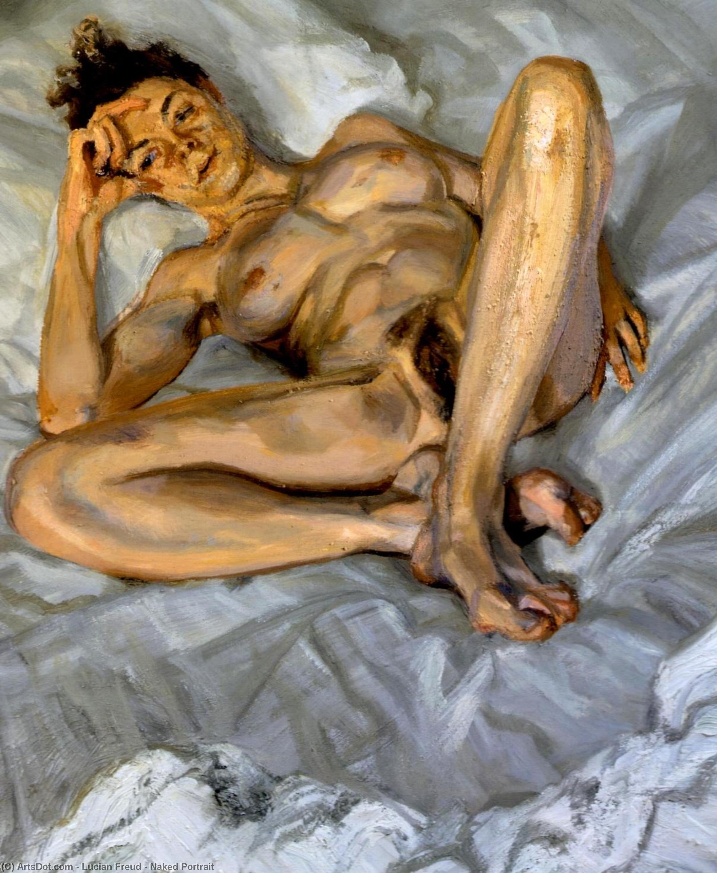Naked Portrait, 2005 by Lucian Freud (1922-2011, Germany) Lucian Freud | ArtsDot.com