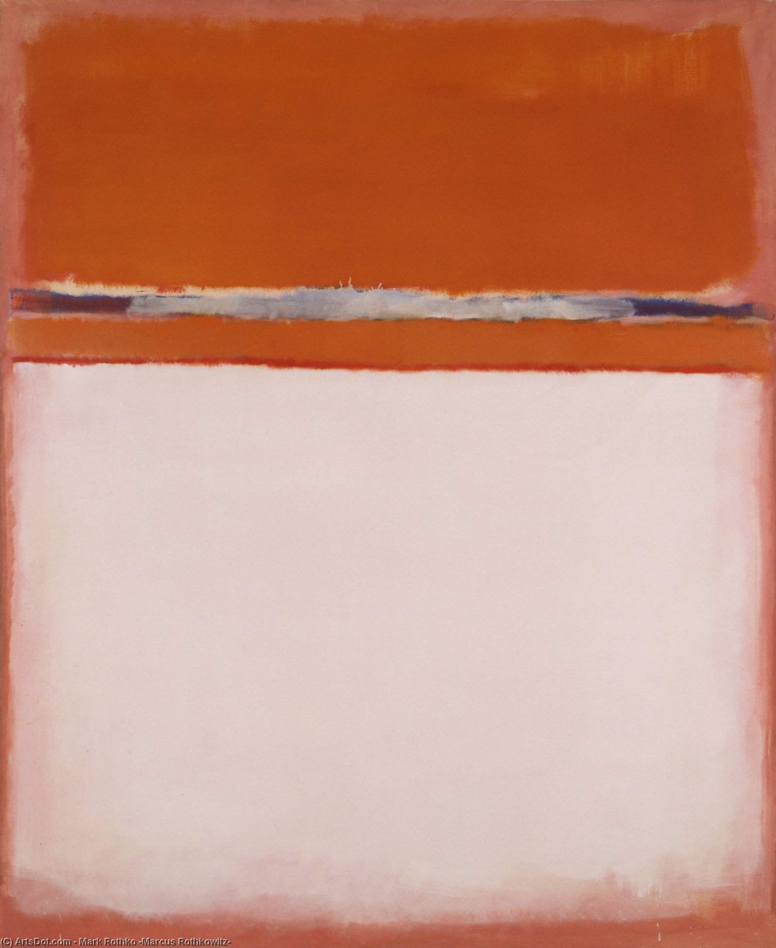 Order Paintings Reproductions No.18, 1951 by Mark Rothko (Marcus Rothkowitz) (Inspired By) (1903-1970, Latvia) | ArtsDot.com