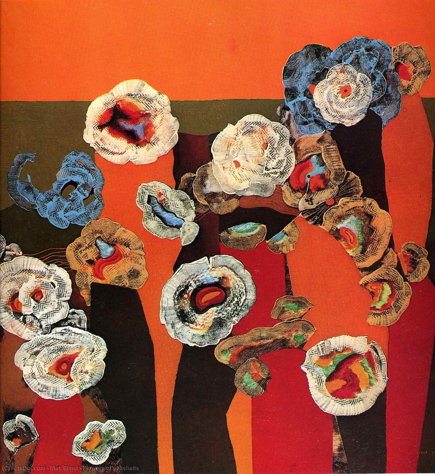 Order Art Reproductions Flowers of seashells, 1929 by Max Ernst (Inspired By) (1891-1976, Germany) | ArtsDot.com