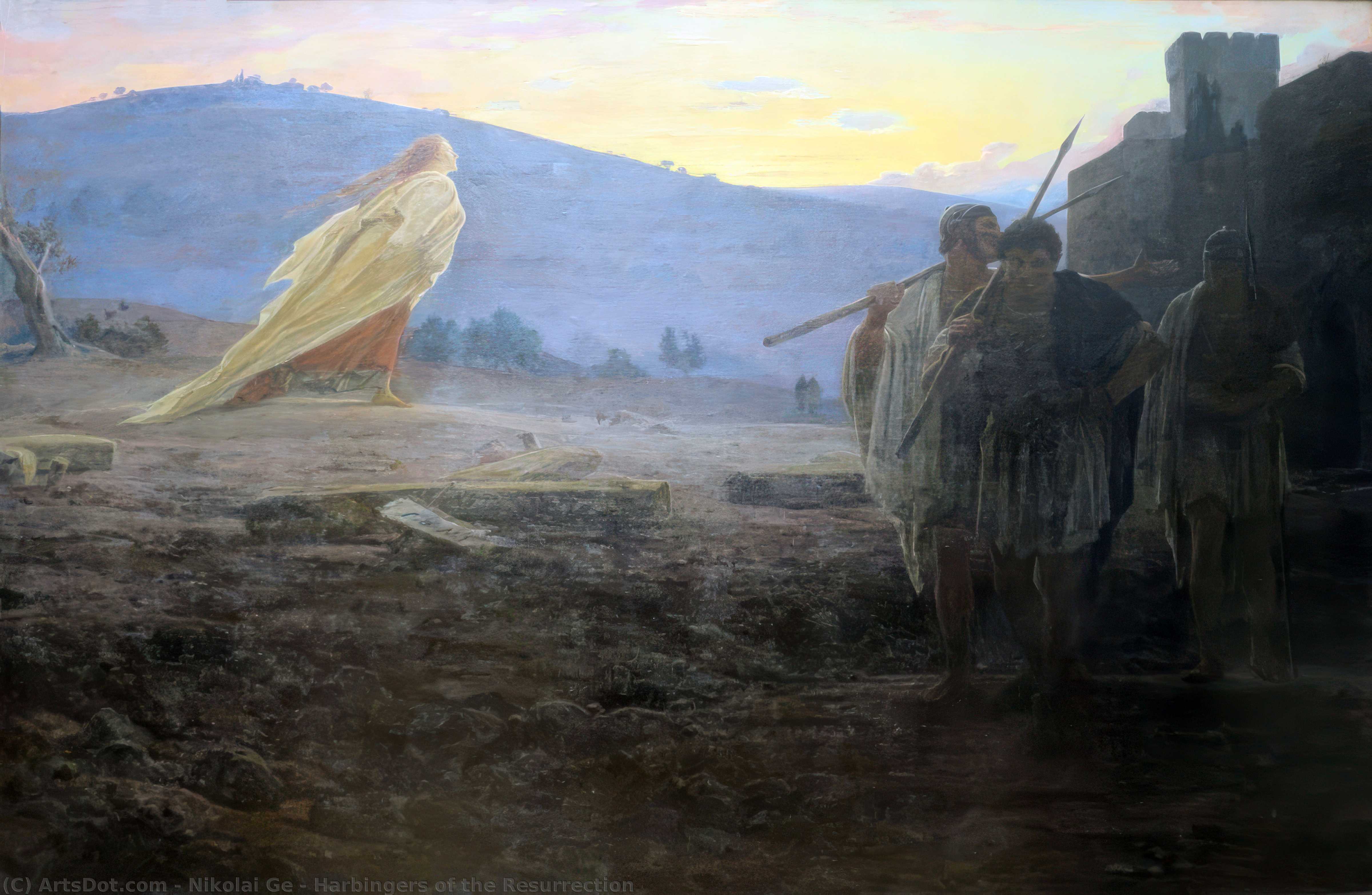 Order Art Reproductions Harbingers of the Resurrection, 1867 by Nikolai Ge (1831-1894, Russia) | ArtsDot.com