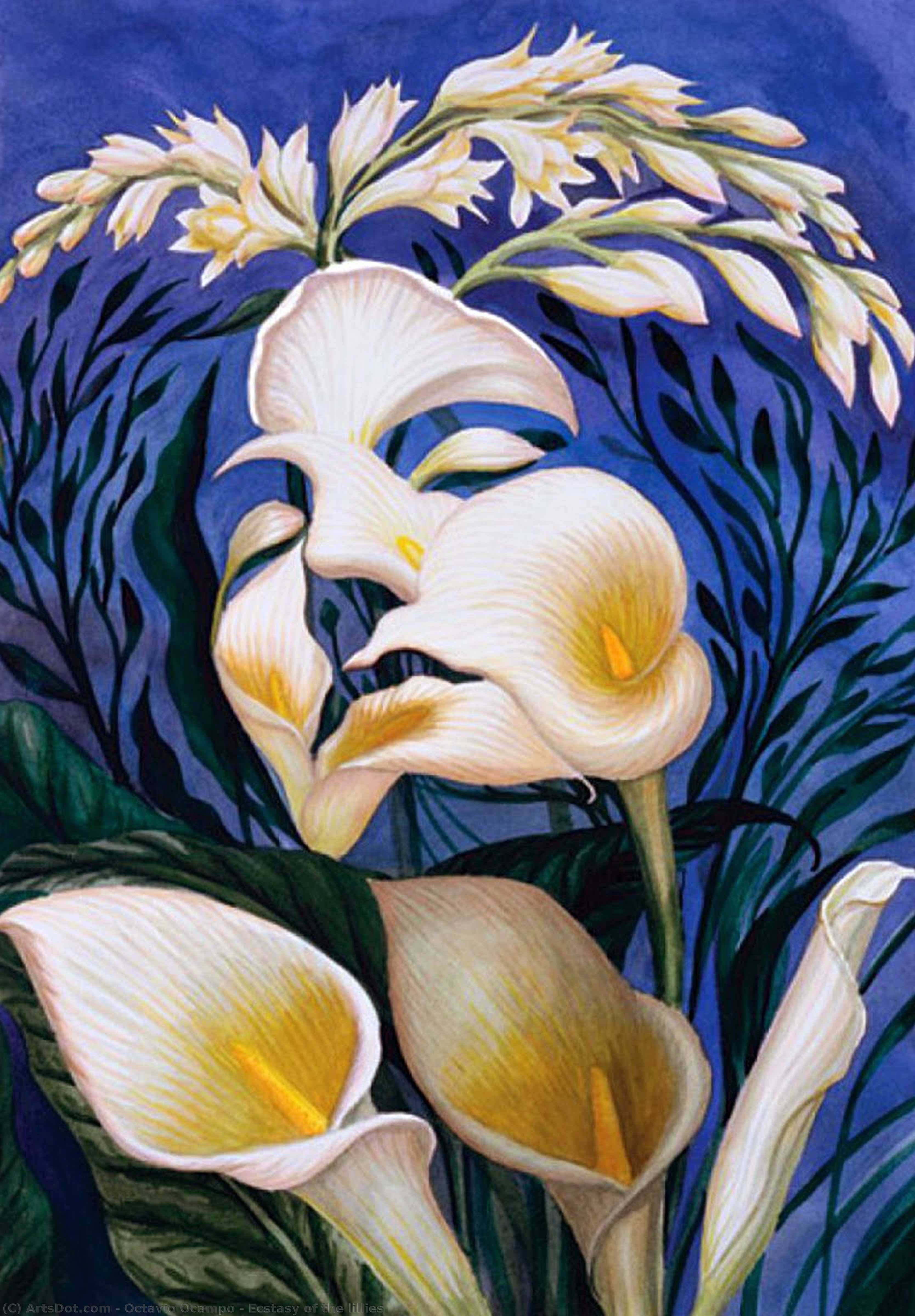 Ecstasy of the lillies by Octavio Ocampo Octavio Ocampo | ArtsDot.com