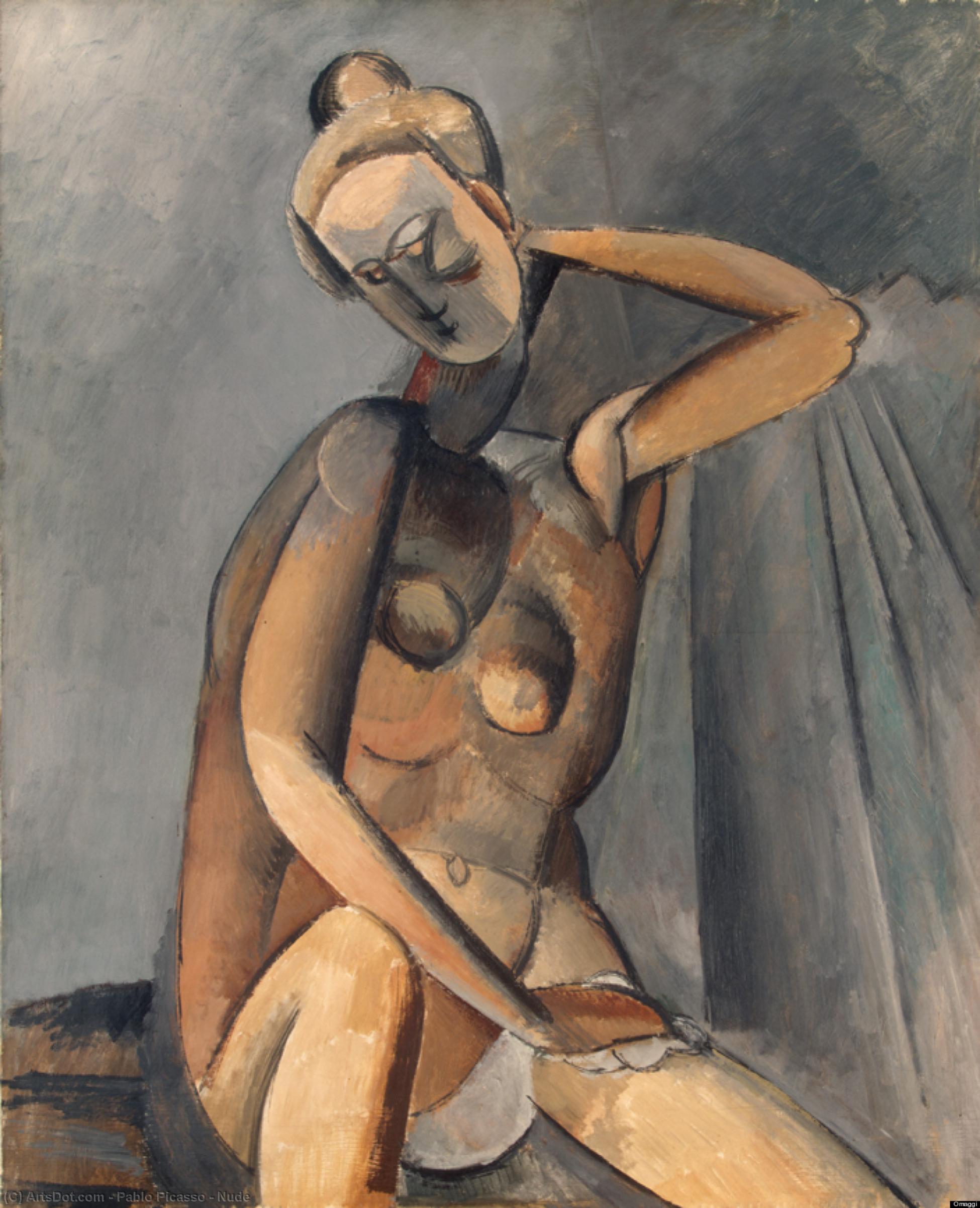 Buy Museum Art Reproductions Nude, 1909 by Pablo Picasso (Inspired By) (1881-1973, Spain) | ArtsDot.com