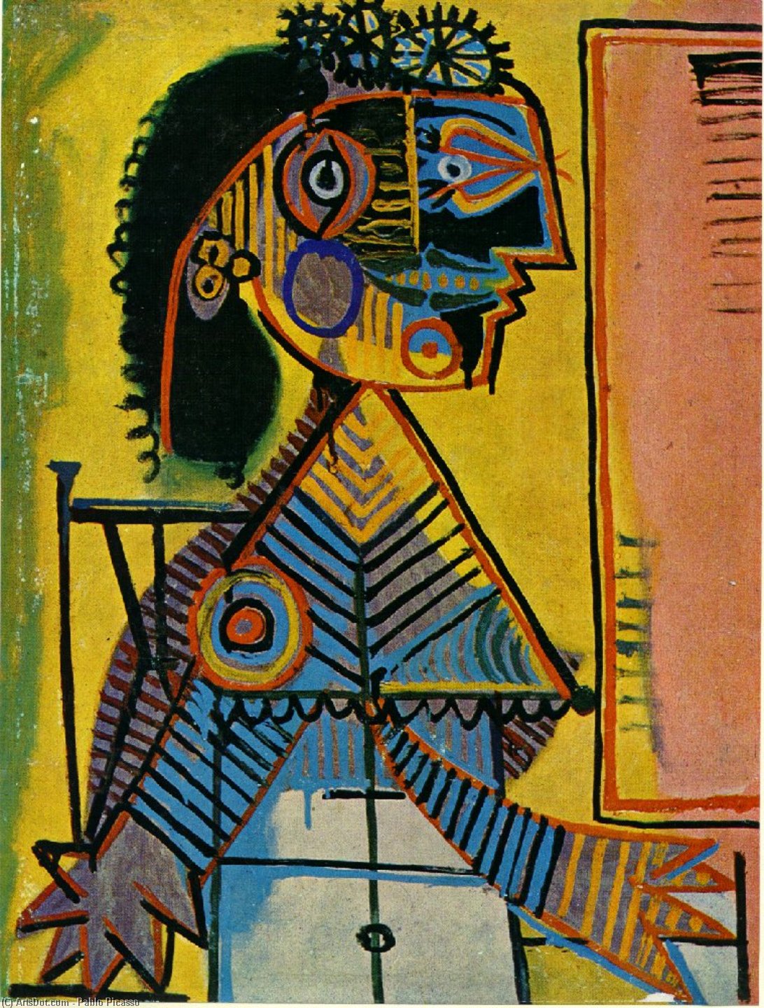 Order Paintings Reproductions Untitled (45), 1937 by Pablo Picasso (Inspired By) (1881-1973, Spain) | ArtsDot.com