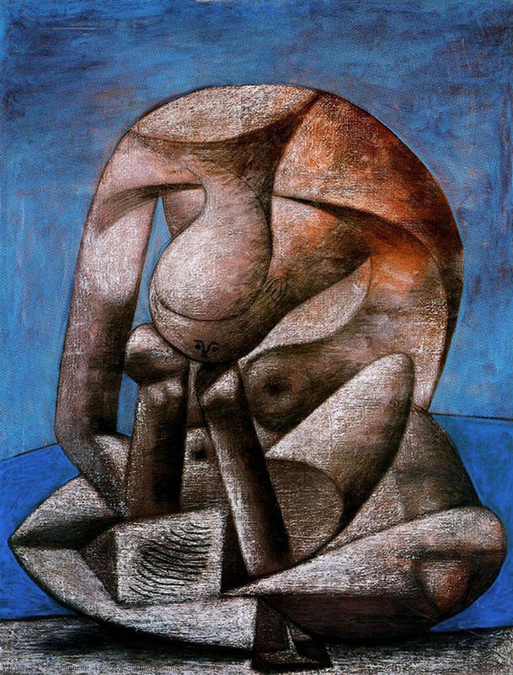 Buy Museum Art Reproductions Great bather reading, 1937 by Pablo Picasso (Inspired By) (1881-1973, Spain) | ArtsDot.com