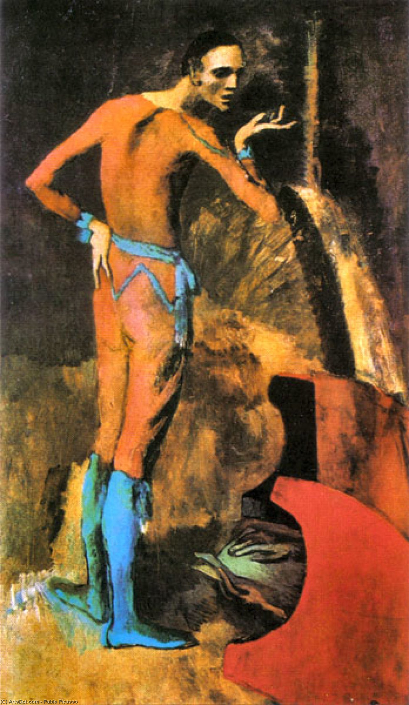 Order Oil Painting Replica An actor, 1904 by Pablo Picasso (Inspired By) (1881-1973, Spain) | ArtsDot.com