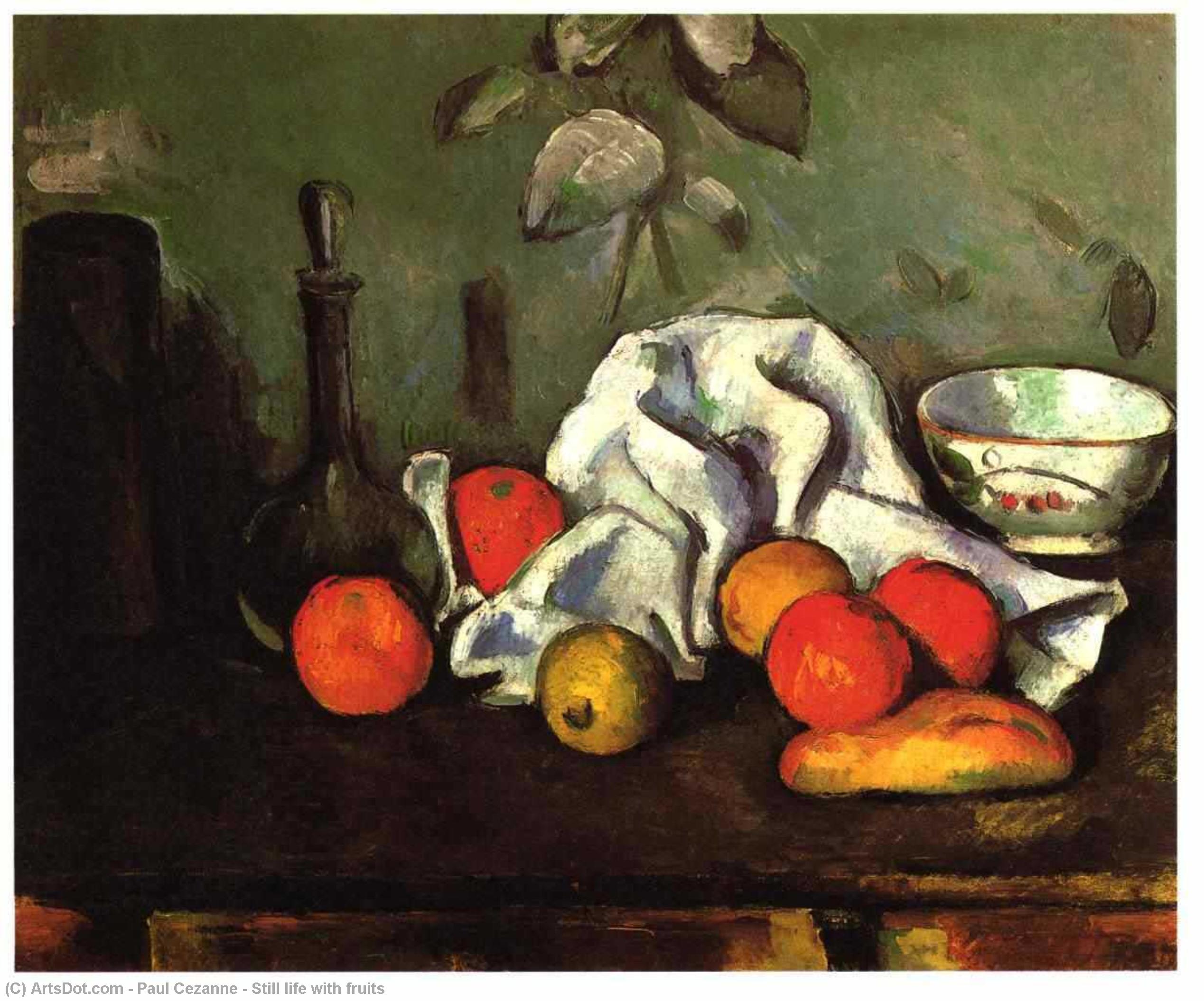 Buy Museum Art Reproductions Still life with fruits, 1880 by Paul Cezanne (1839-1906, France) | ArtsDot.com