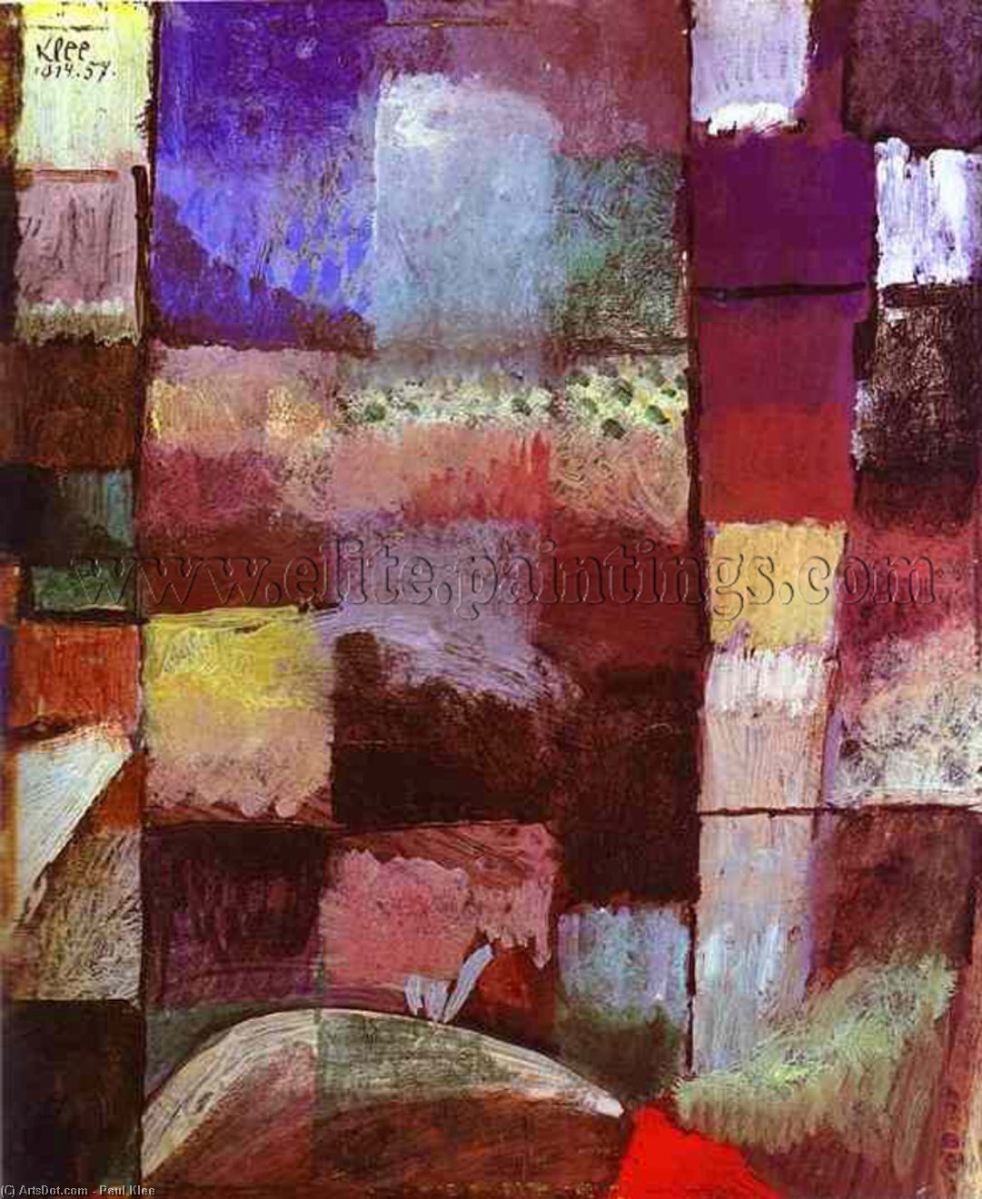 Order Artwork Replica Hamamet, 1914 by Paul Klee (1879-1940, Switzerland) | ArtsDot.com