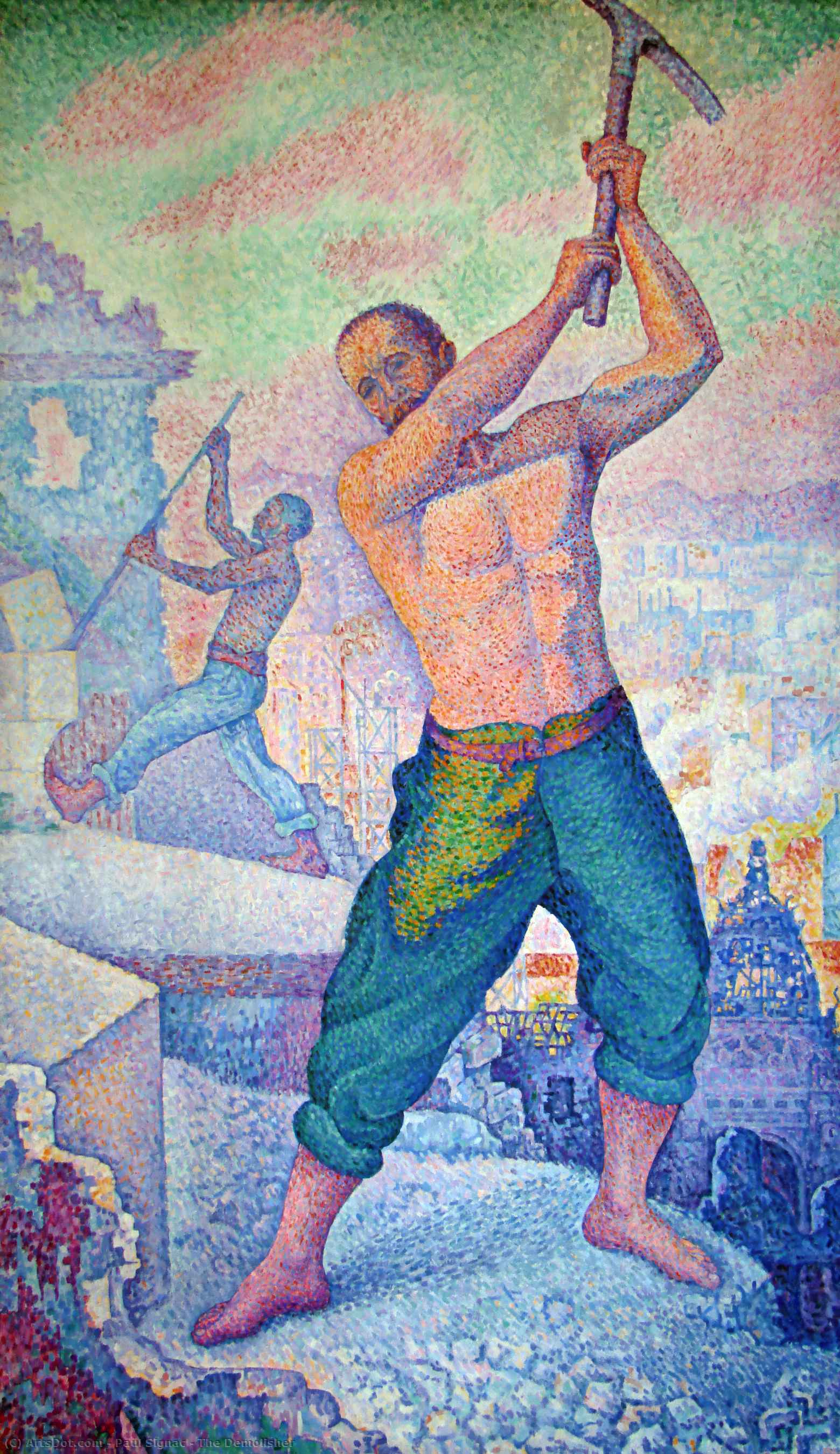 Buy Museum Art Reproductions The Demolisher, 1899 by Paul Signac (1863-1935, France) | ArtsDot.com