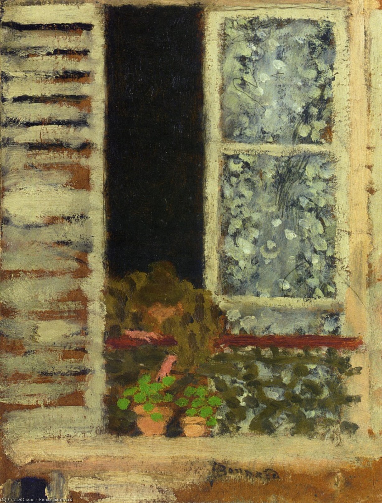 Order Paintings Reproductions Woman at Her Window, 1895 by Pierre Bonnard (1867-1947, France) | ArtsDot.com