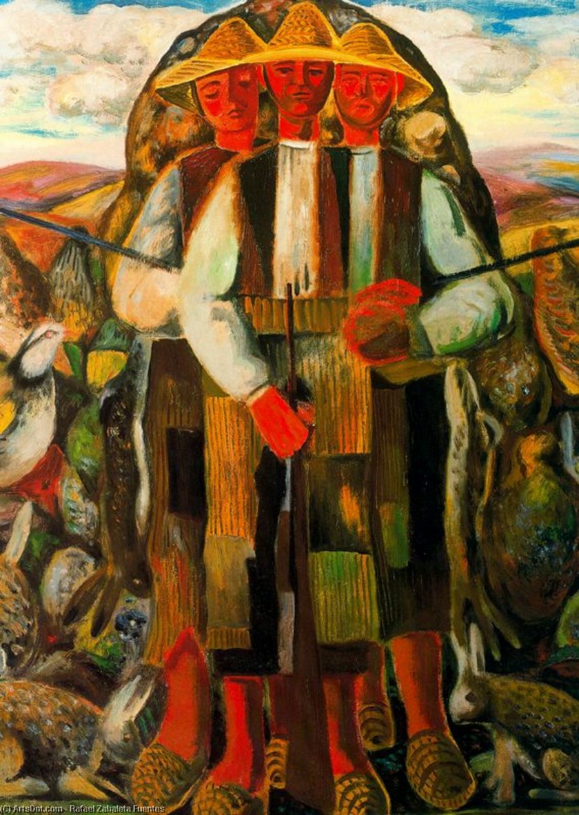 Buy Museum Art Reproductions Hunters, 1945 by Rafael Zabaleta Fuentes (Inspired By) (1907-1960, Spain) | ArtsDot.com