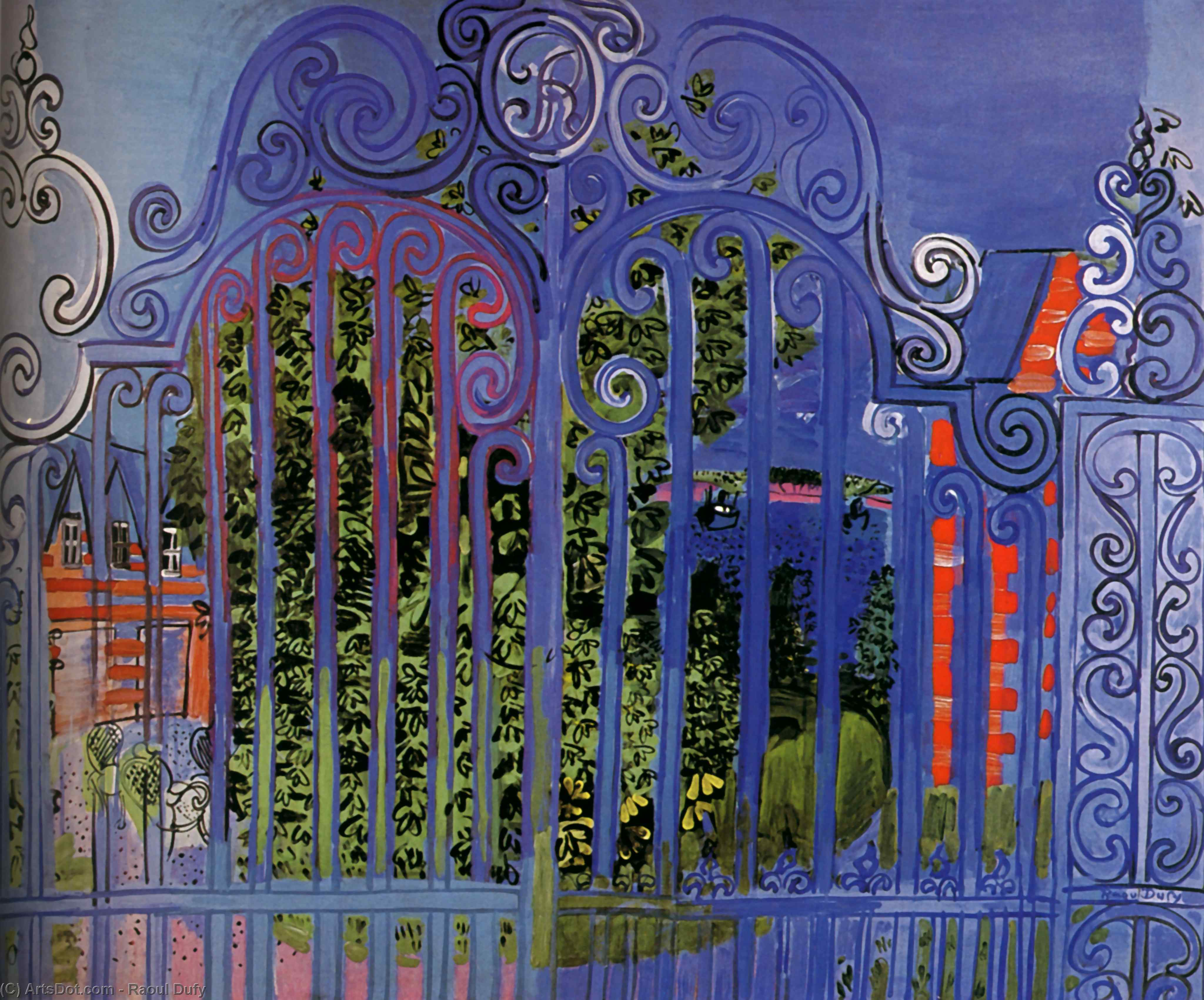 Buy Museum Art Reproductions The Grid, 1930 by Raoul Dufy (Inspired By) (1877-1953, France) | ArtsDot.com