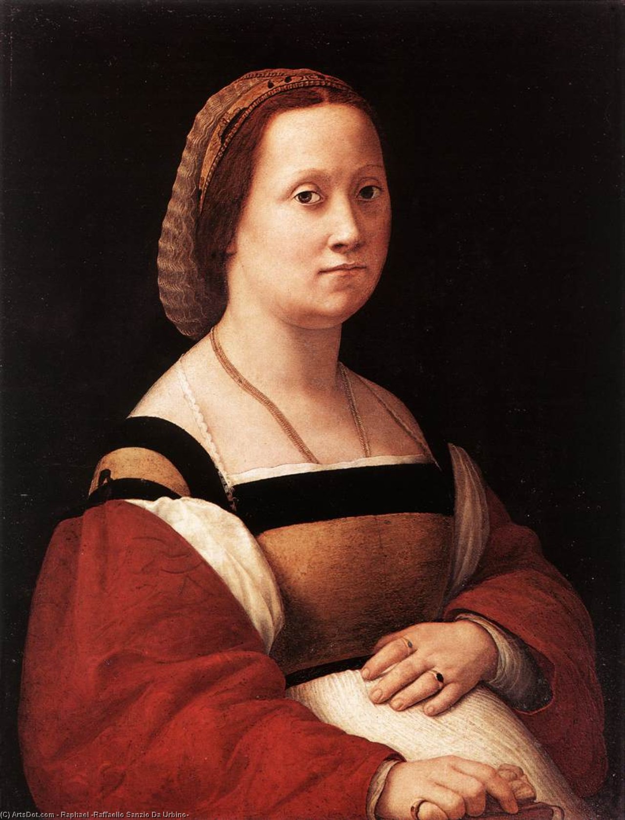Buy Museum Art Reproductions The Pregnant Woman, La Donna Gravida, 1507 by Raphael (Raffaello Sanzio Da Urbino) (1483-1520, Italy) | ArtsDot.com