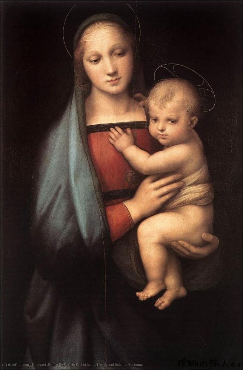 Order Art Reproductions The Grand Duke`s Madonna, 1505 by Raphael (Raffaello Sanzio Da Urbino) (1483-1520, Italy) | ArtsDot.com