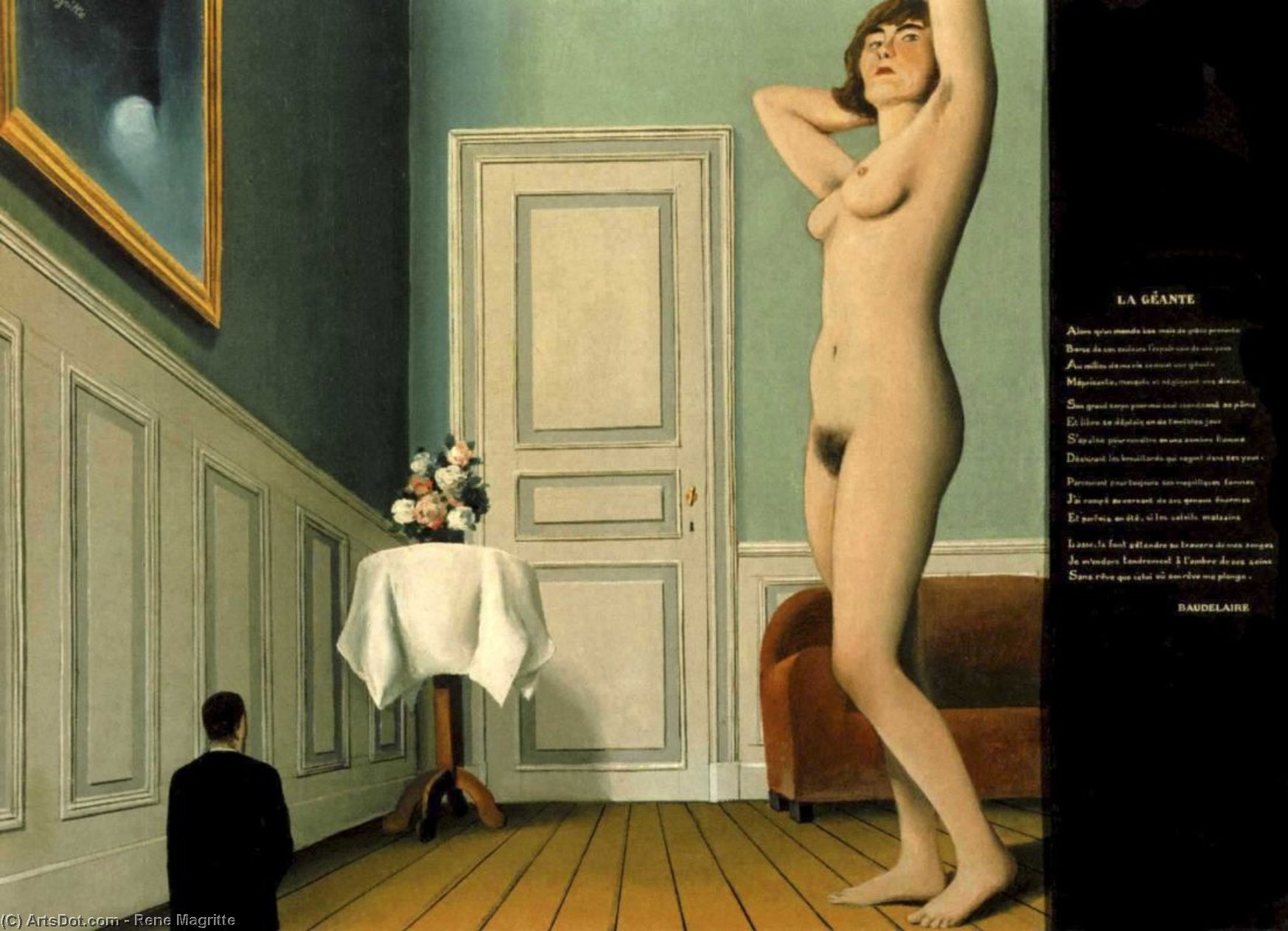 Buy Museum Art Reproductions The giantess, 1929 by Rene Magritte (Inspired By) (1898-1967, Belgium) | ArtsDot.com