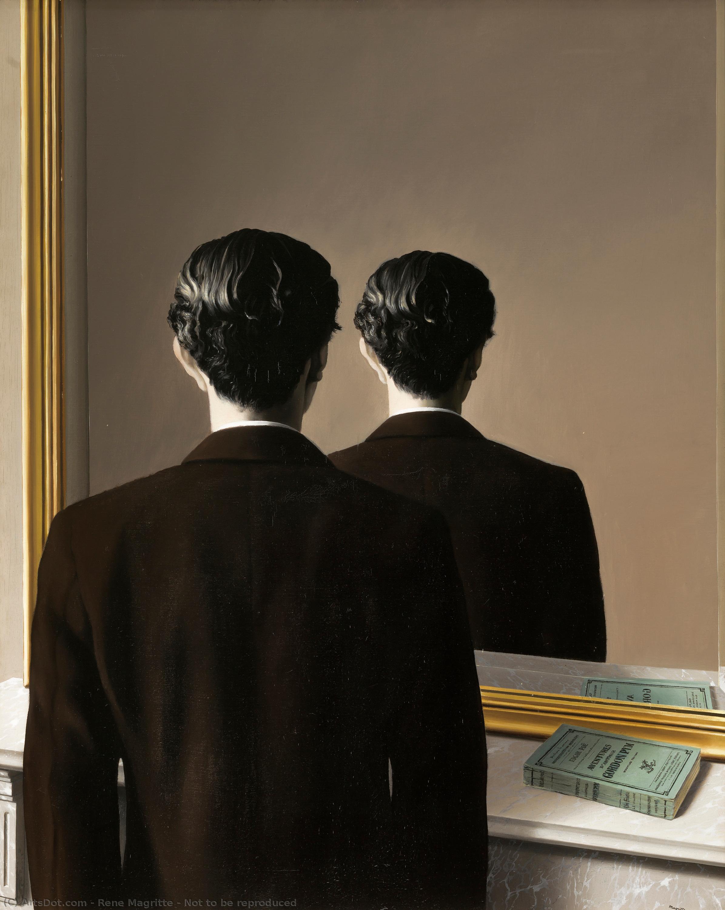 Order Oil Painting Replica Not to be reproduced, 1937 by Rene Magritte (Inspired By) (1898-1967, Belgium) | ArtsDot.com