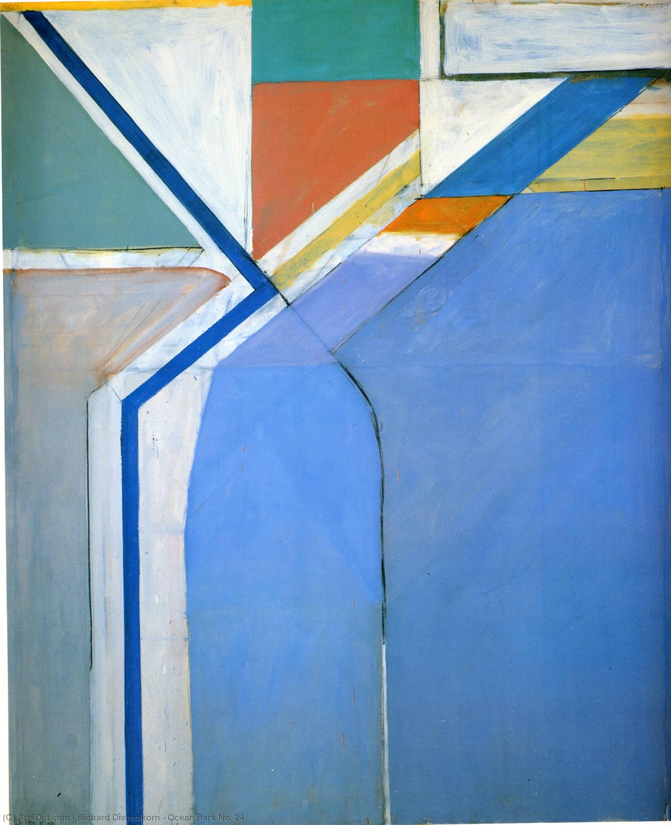 Buy Museum Art Reproductions Ocean Park No. 24 by Richard Diebenkorn (Inspired By) (1922-1993, United States) | ArtsDot.com