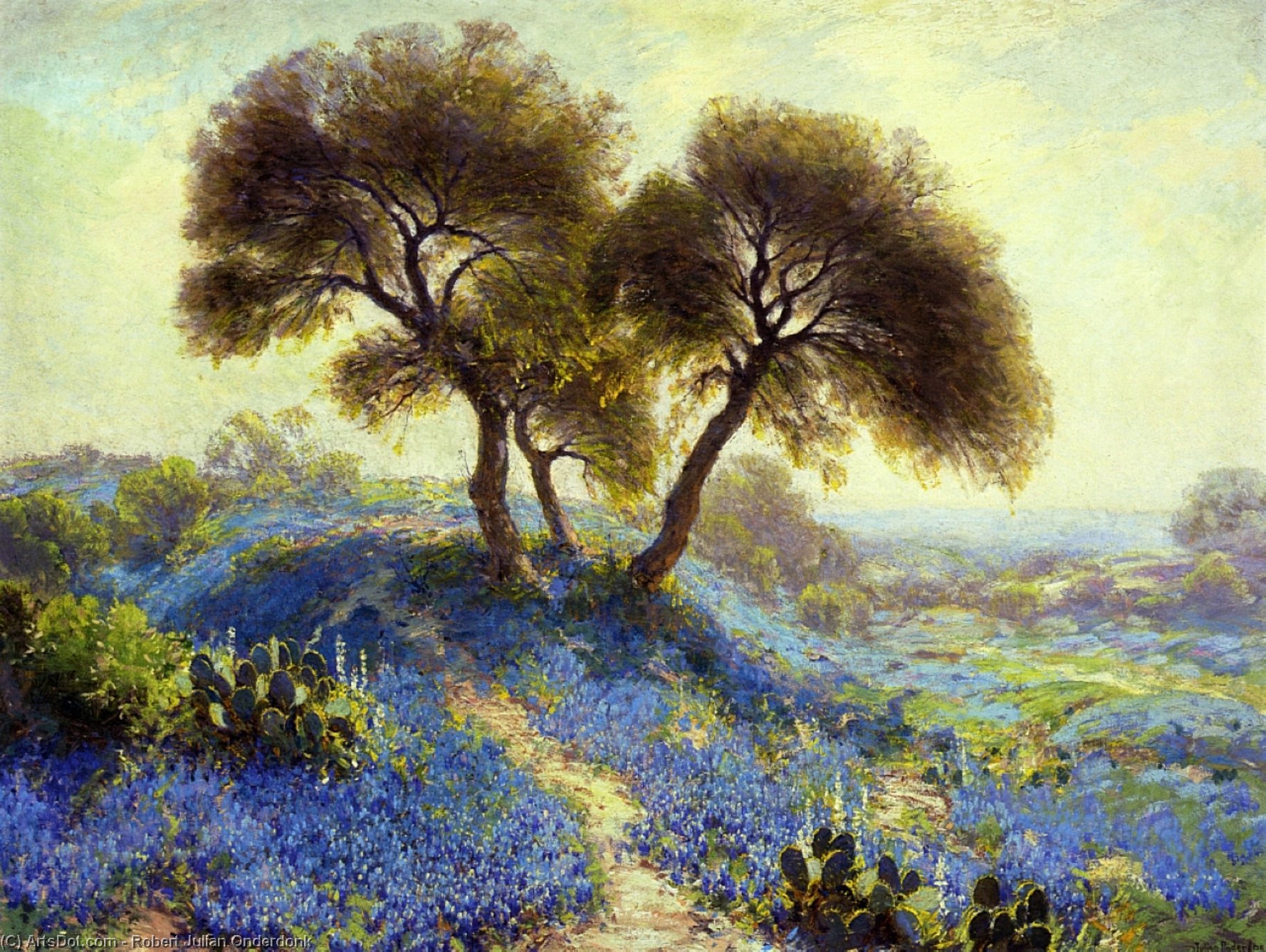 Order Artwork Replica A Spring Morning, 1913 by Robert Julian Onderdonk (1880-1922, United States) | ArtsDot.com